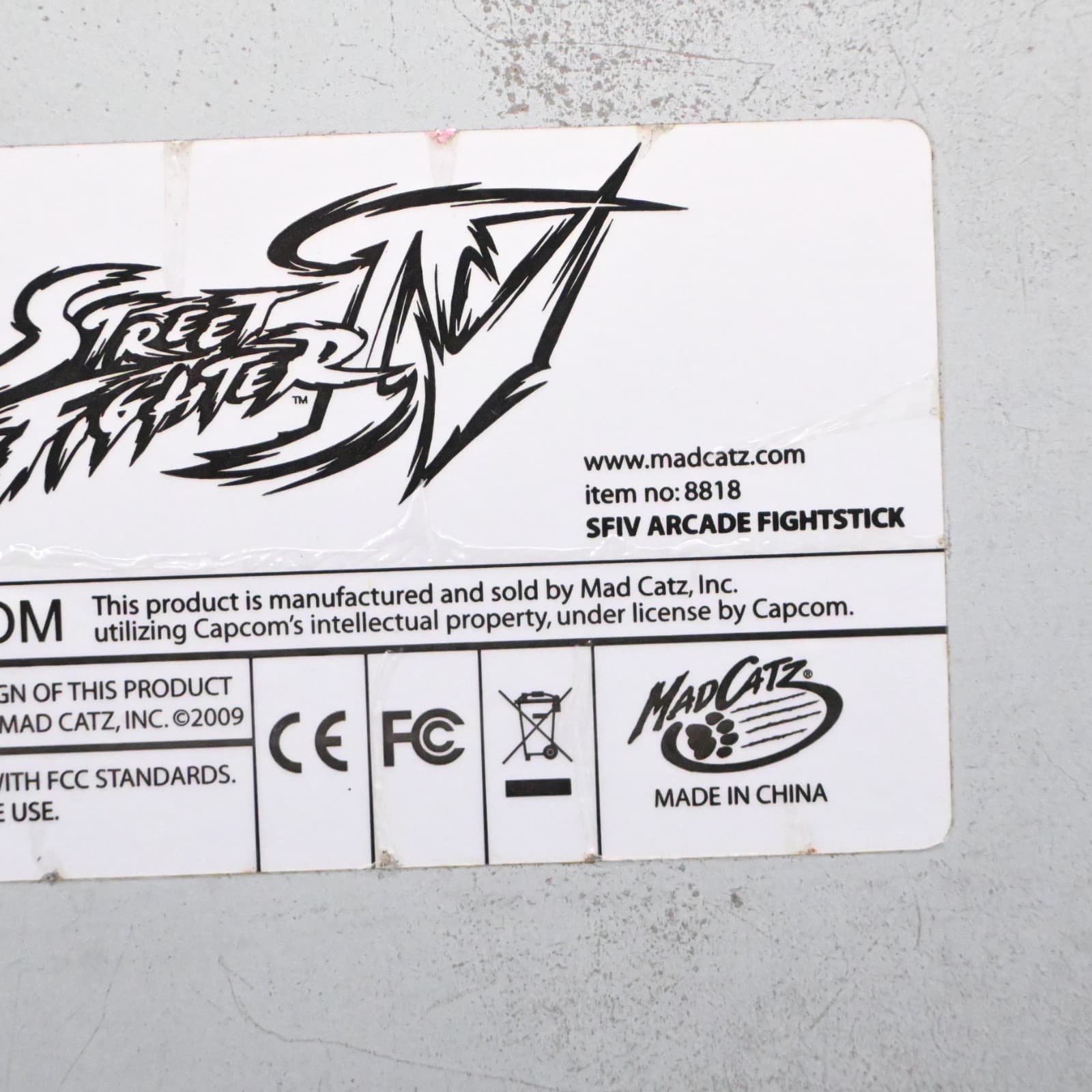 Street Fighter IV Arcade Fight Stick Mad Catz PS3 Capcom - Thumbnail 12