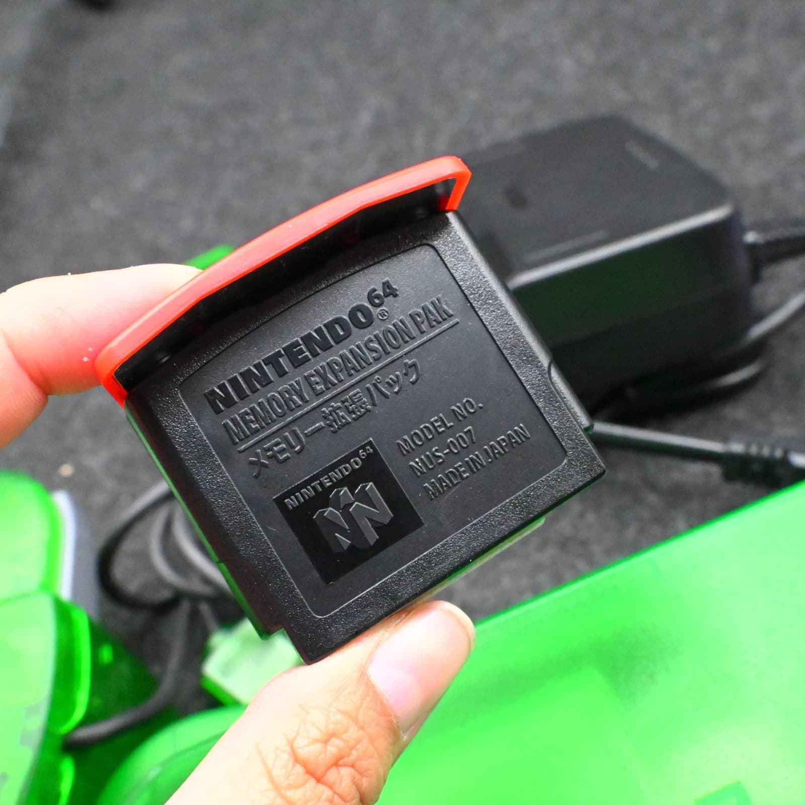 Nintendo 64 N64 FUNTASTIC Jungle Green Console W Expansion Pack MATCHING CONTROL - Thumbnail 14