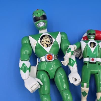 LOT OF 3 RARE - 90'S Vintage Power Rangers Bandai Mixed Lot Action Figures C#57 - Thumbnail 2