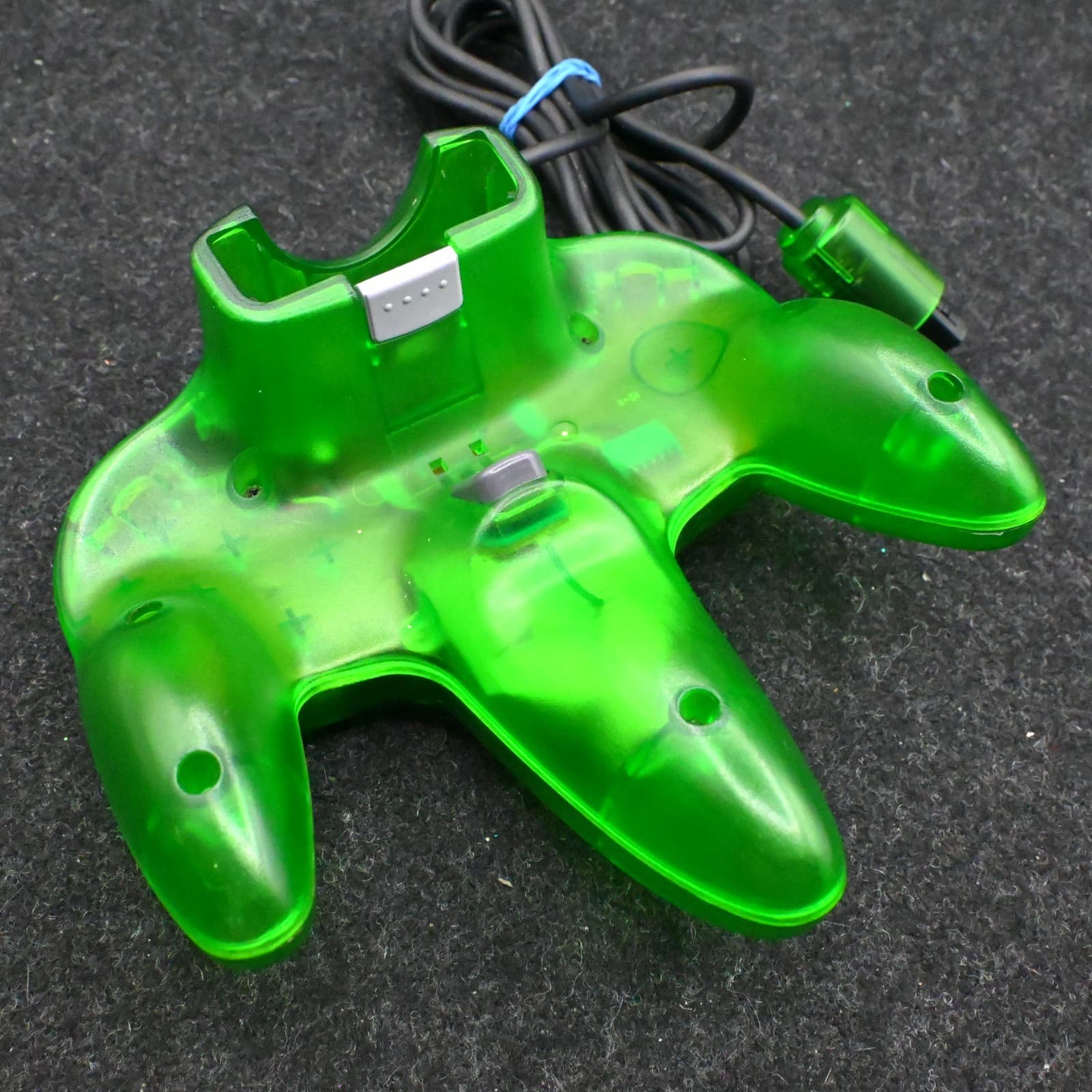 Nintendo 64 N64 FUNTASTIC Jungle Green Console W Expansion Pack MATCHING CONTROL - Thumbnail 3