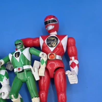 LOT OF 3 RARE - 90'S Vintage Power Rangers Bandai Mixed Lot Action Figures C#57 - Thumbnail 4