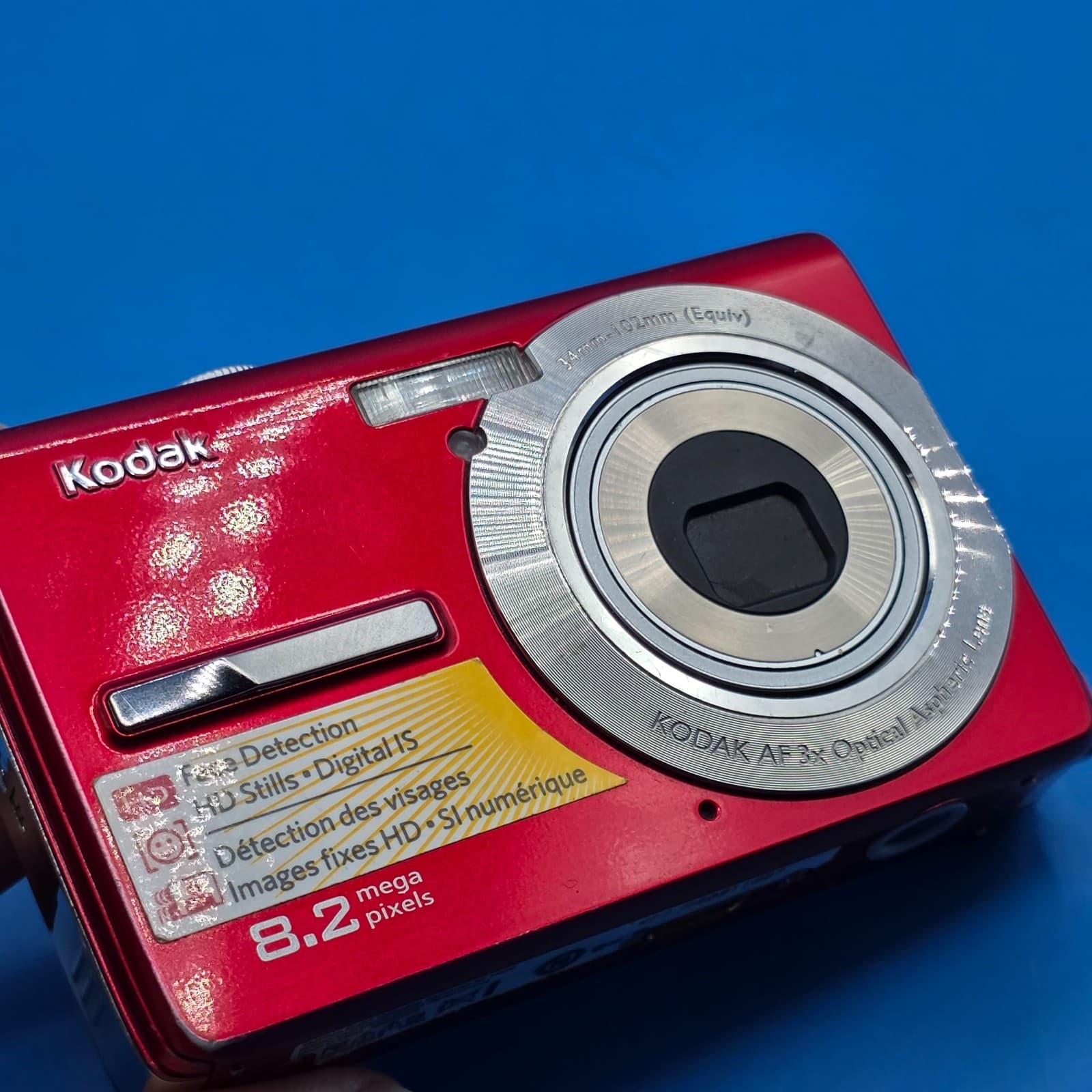 Kodak EasyShare MD863 Digital Camera – Red – No Charger – Tested - Thumbnail 4