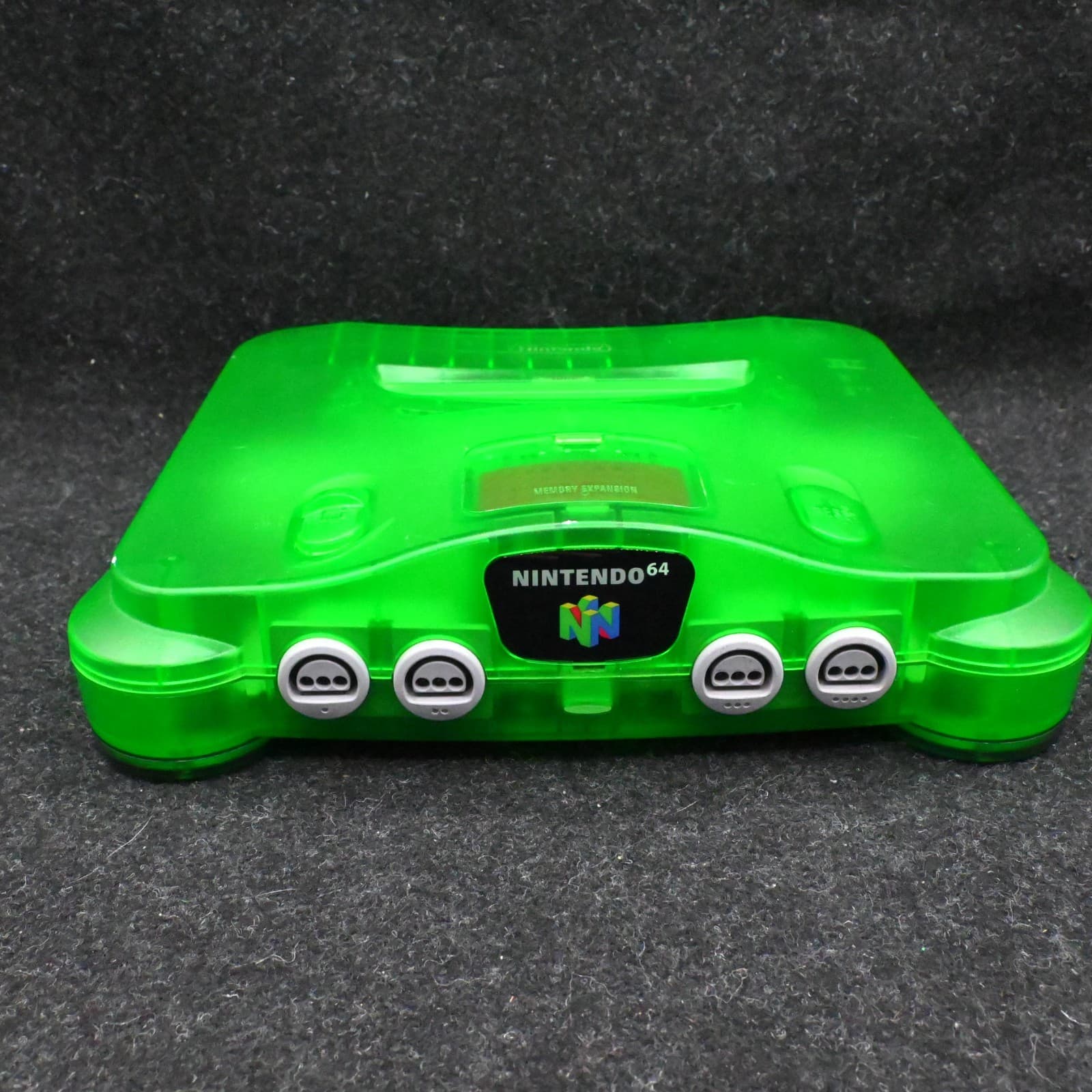Nintendo 64 N64 FUNTASTIC Jungle Green Console W Expansion Pack MATCHING CONTROL - Thumbnail 5