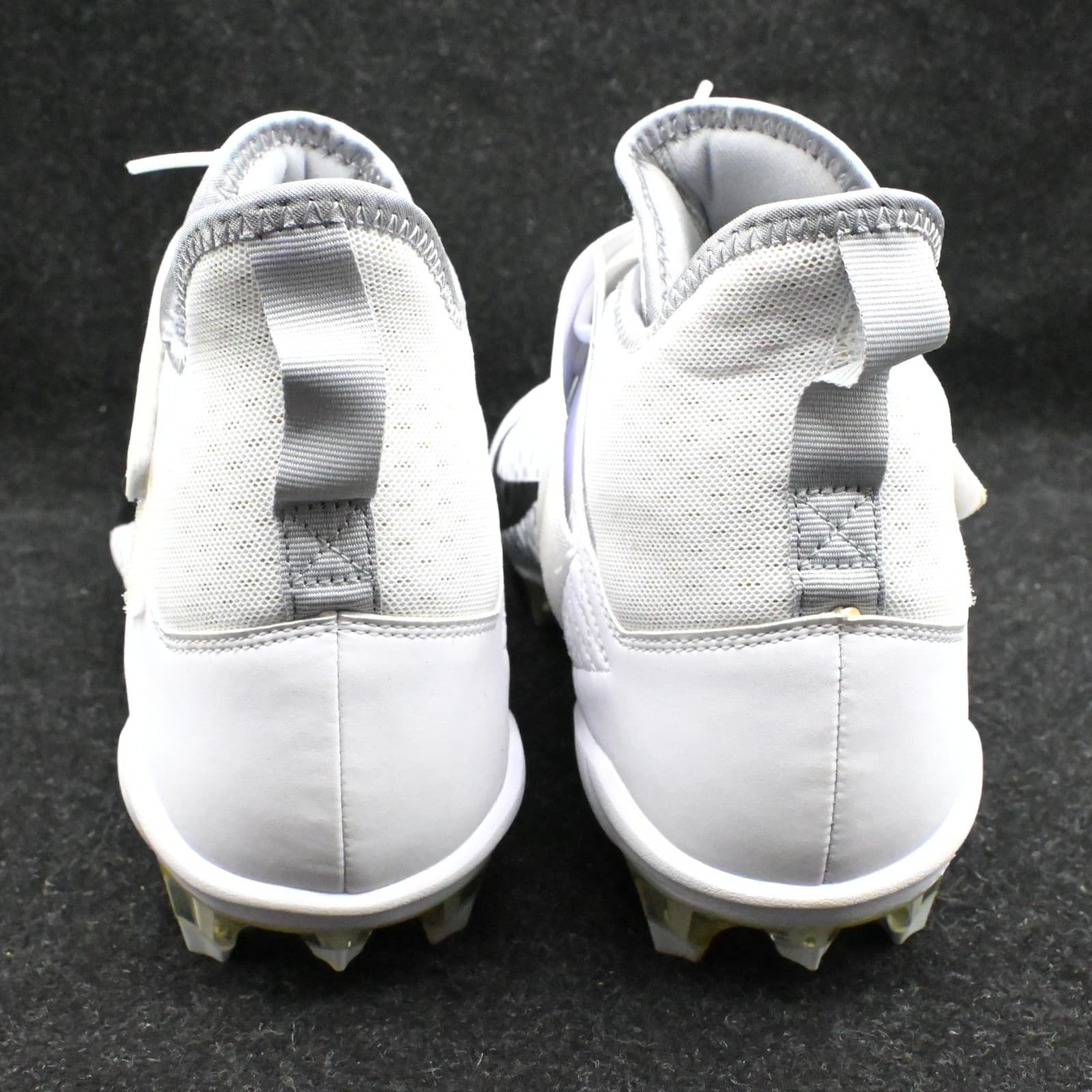 Nike Alpha Menace Pro 2 Mid Football Cleats White Black Size 13.5 AQ3209-100 - Thumbnail 6