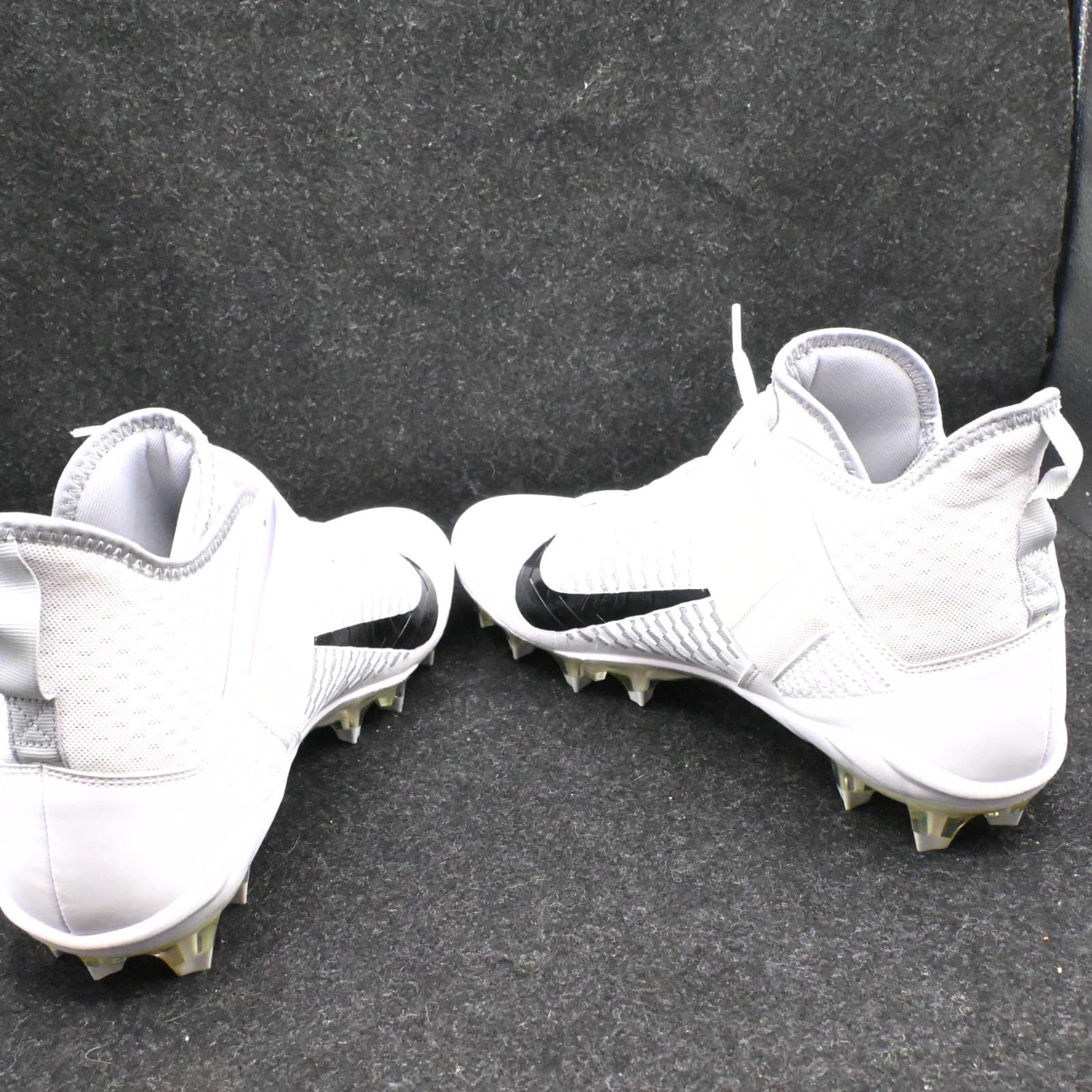 Nike Alpha Menace Pro 2 Mid Football Cleats White Black Size 13.5 AQ3209-100 - Thumbnail 7