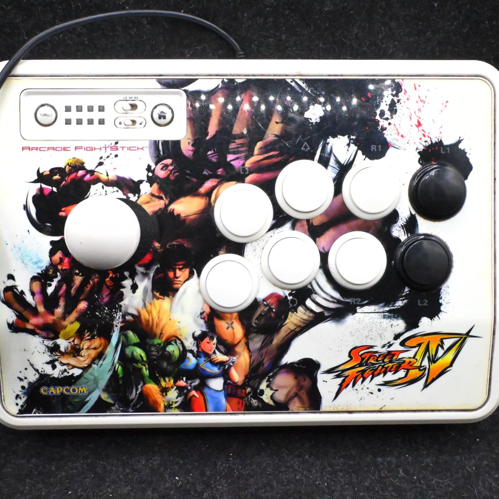 Street Fighter IV Arcade Fight Stick Mad Catz PS3 Capcom - Thumbnail 2