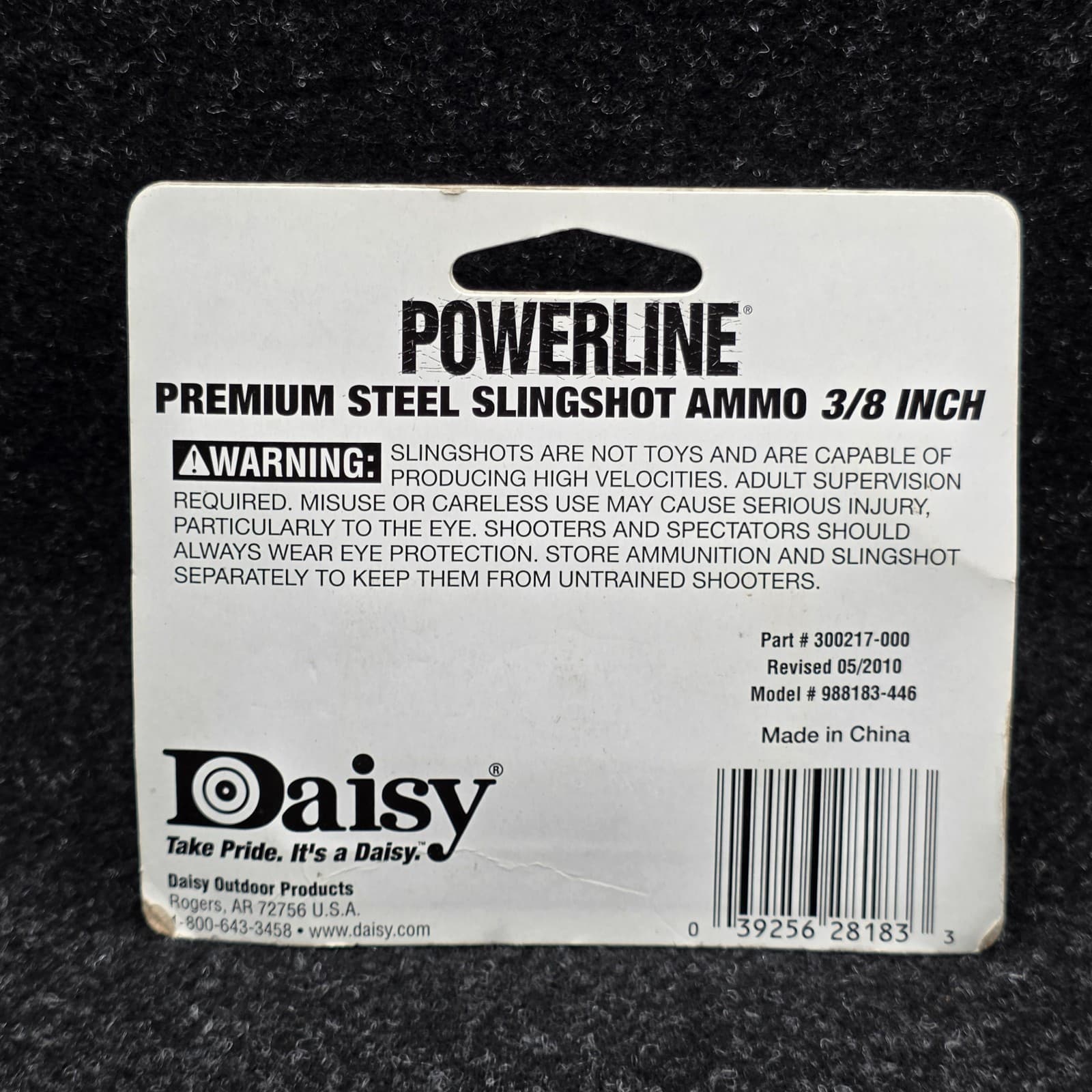 Daisy Sling Shot Ammo 3/8" 70 Count Premium Steel POWERLINE Take Pride! - Thumbnail 4