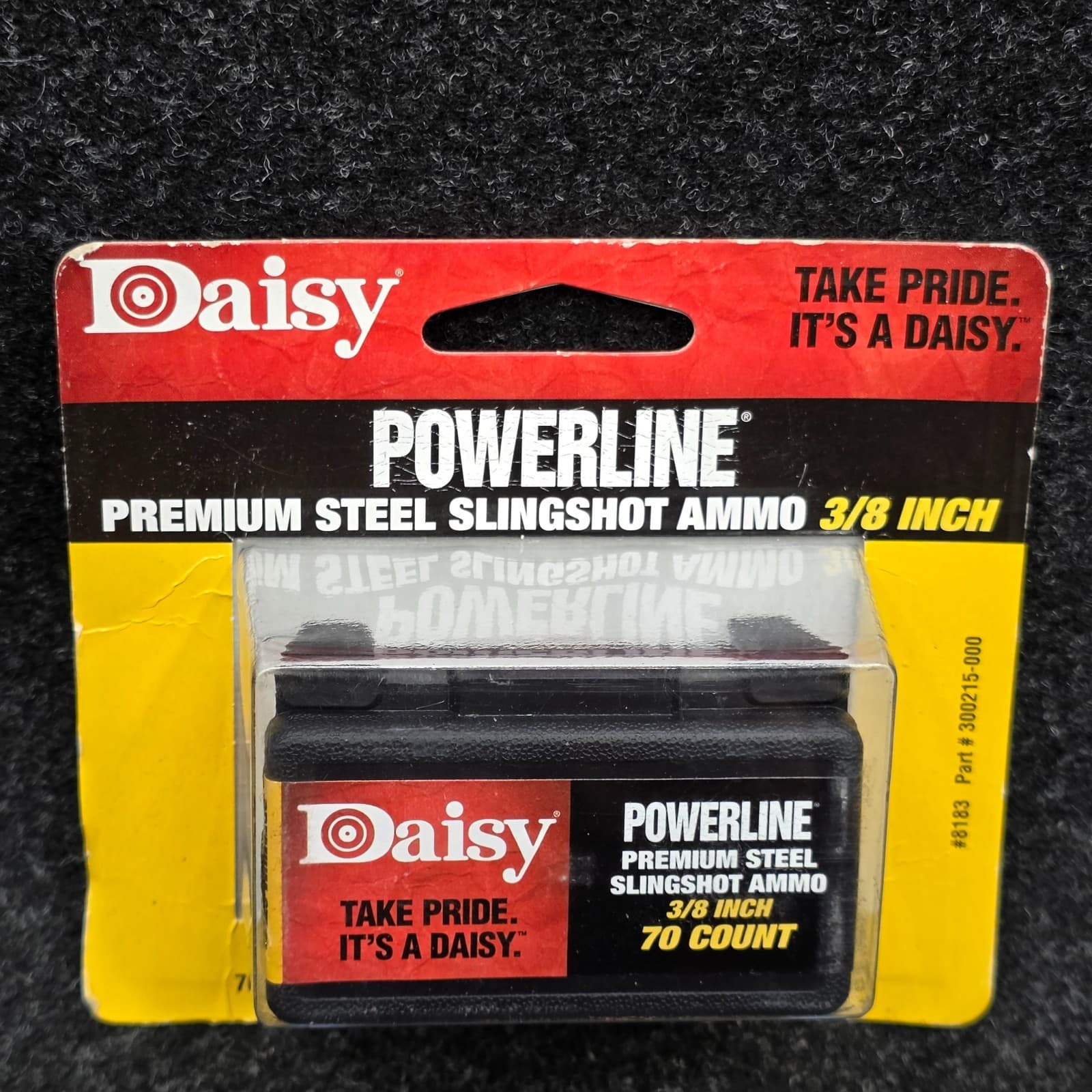Daisy Sling Shot Ammo 3/8" 70 Count Premium Steel POWERLINE Take Pride! - Thumbnail 3
