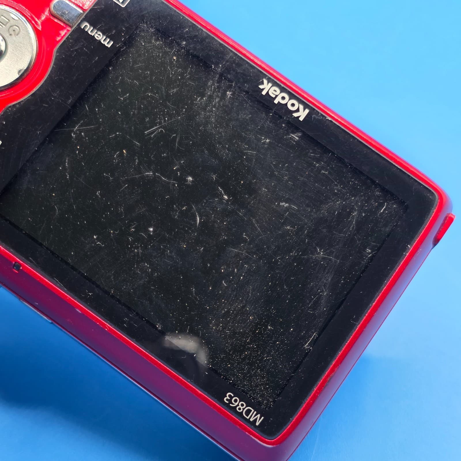 Kodak EasyShare MD863 Digital Camera – Red – No Charger – Tested - Thumbnail 8