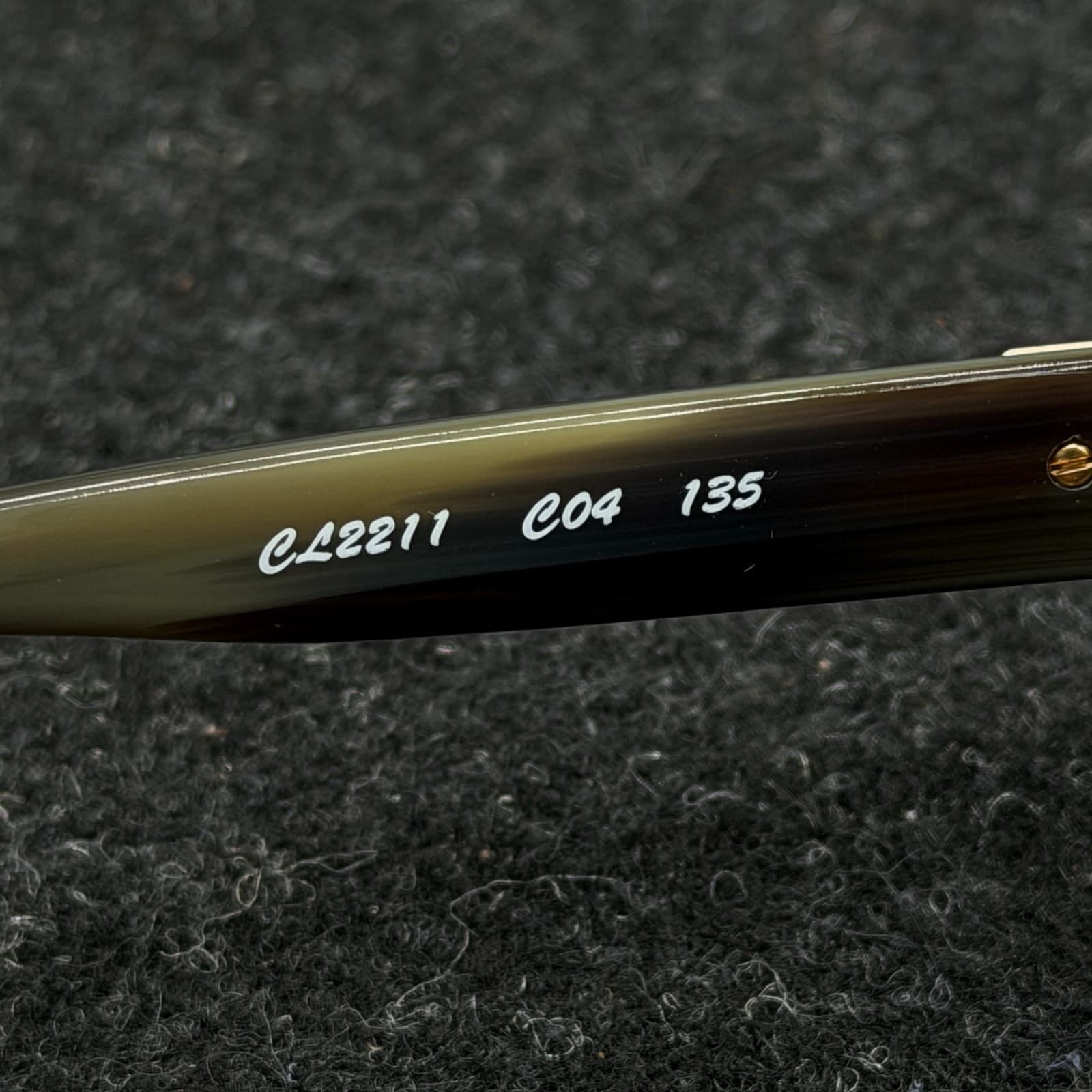 Chloe Round Sunglasses CL2211 Black Brown Gradient Lenses - Thumbnail 7