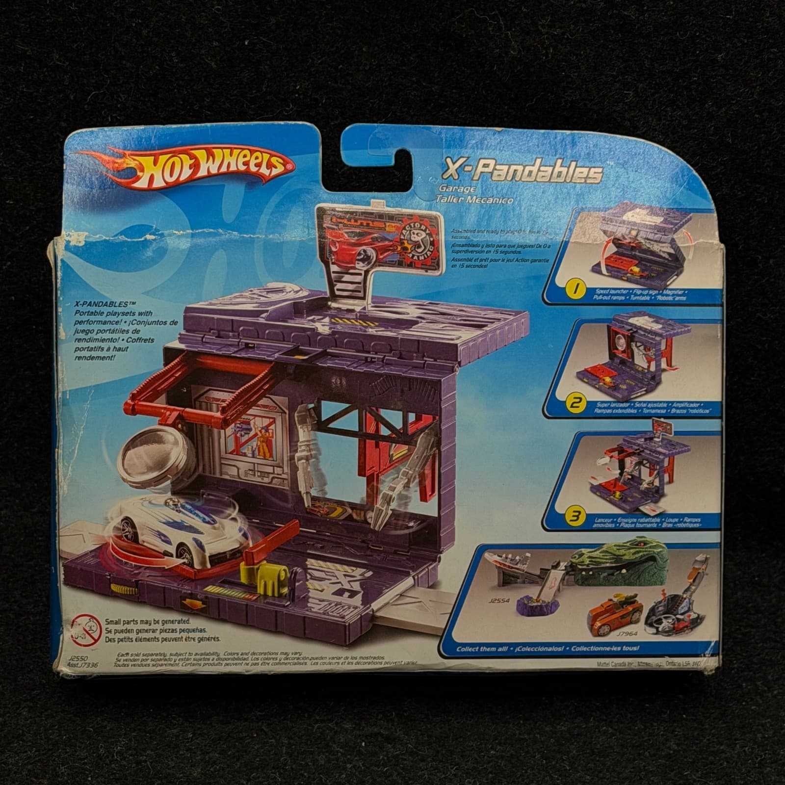 2005 Hot Wheels X-Pandables Garage Playset W Car Included Style J2550 Expandable - Thumbnail 4