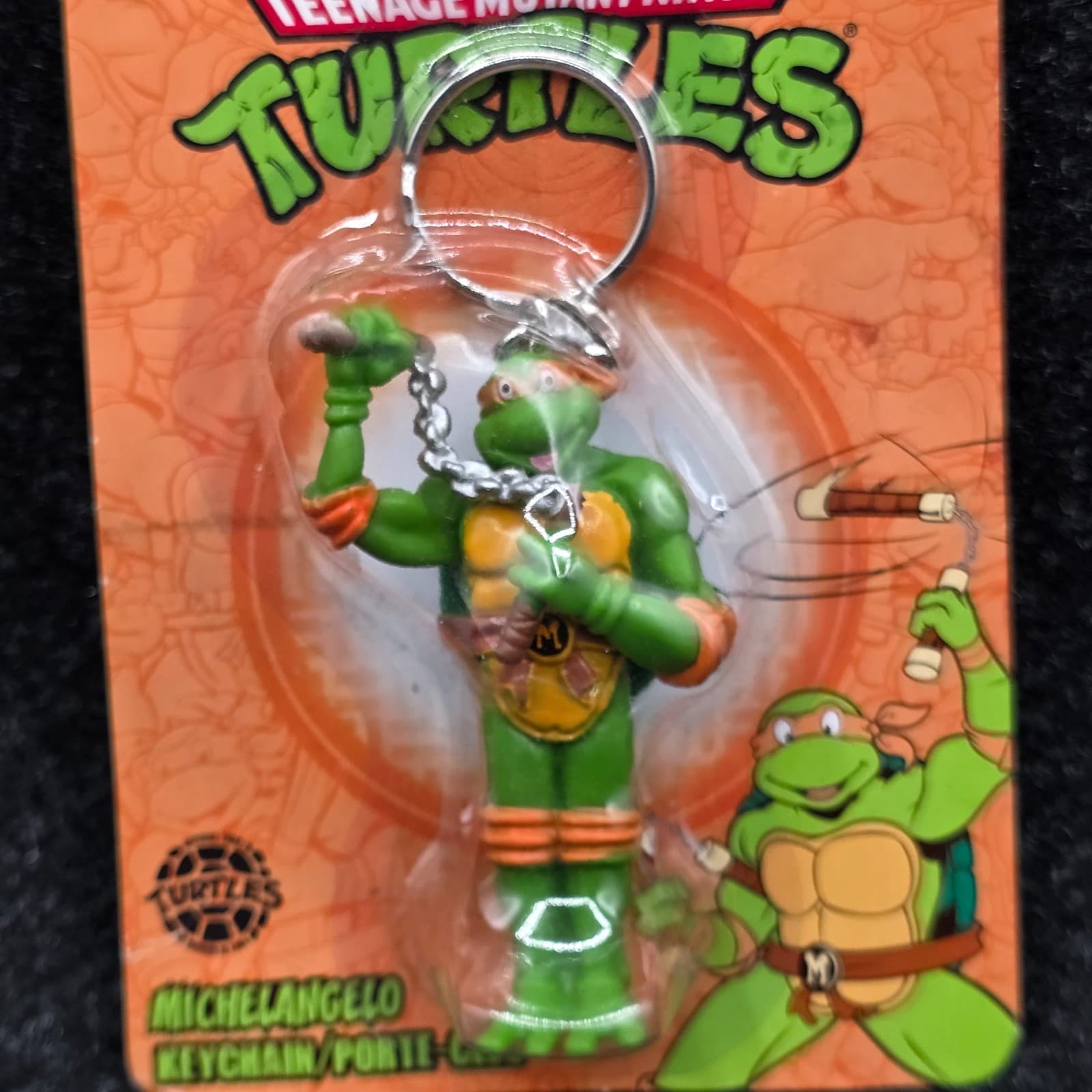 2016 Monogram Teenage Mutant Ninja Turtles Keychain Michelangelo - Thumbnail 2