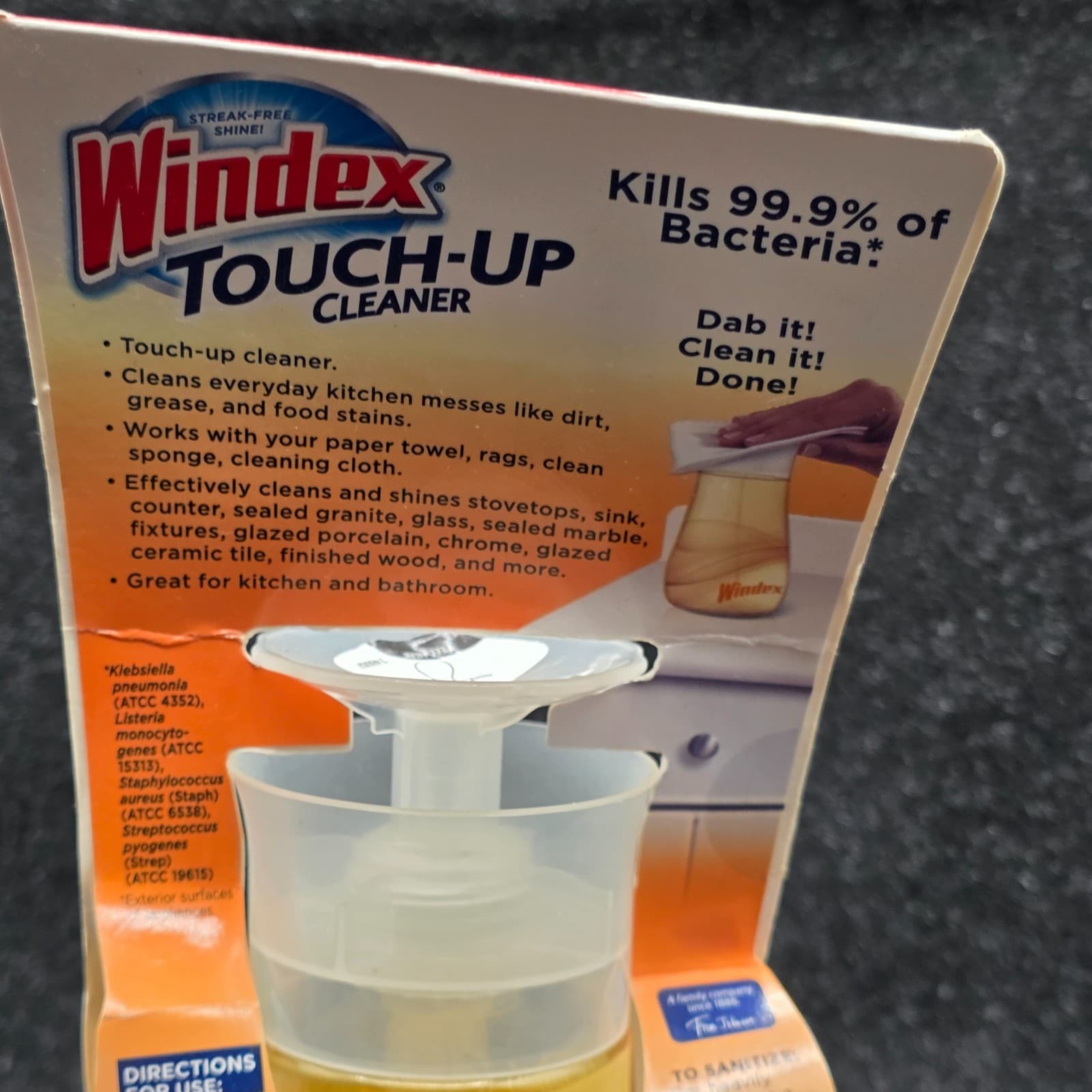 Windex Touch-Up Cleaner Multi Surface Disinfectant- 10 oz GLISTENING CITRUS- NEW - Thumbnail 6
