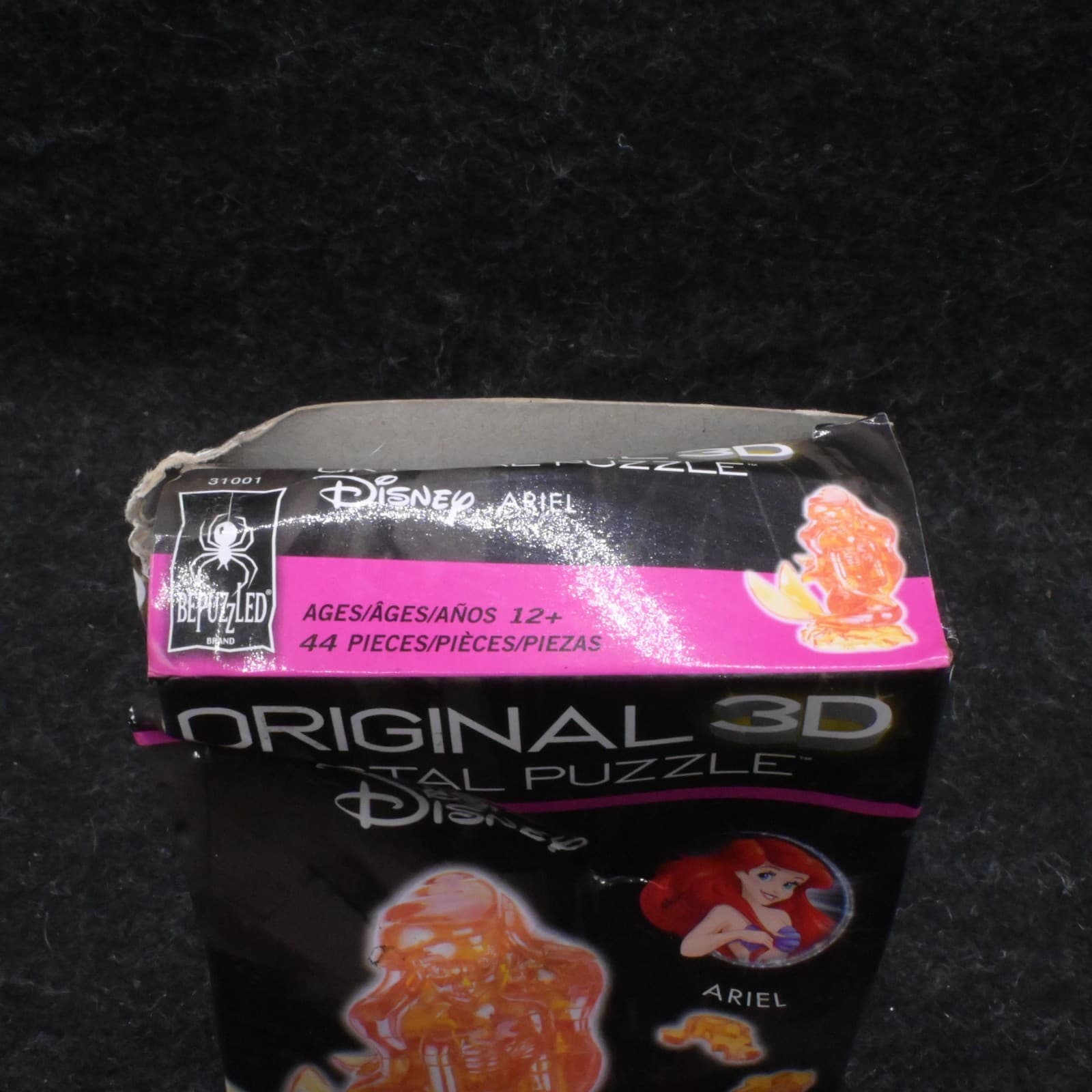 BePuzzled 3D Original Disney Orange Crystal Puzzle - Ariel - The Little Mermaid - Thumbnail 3