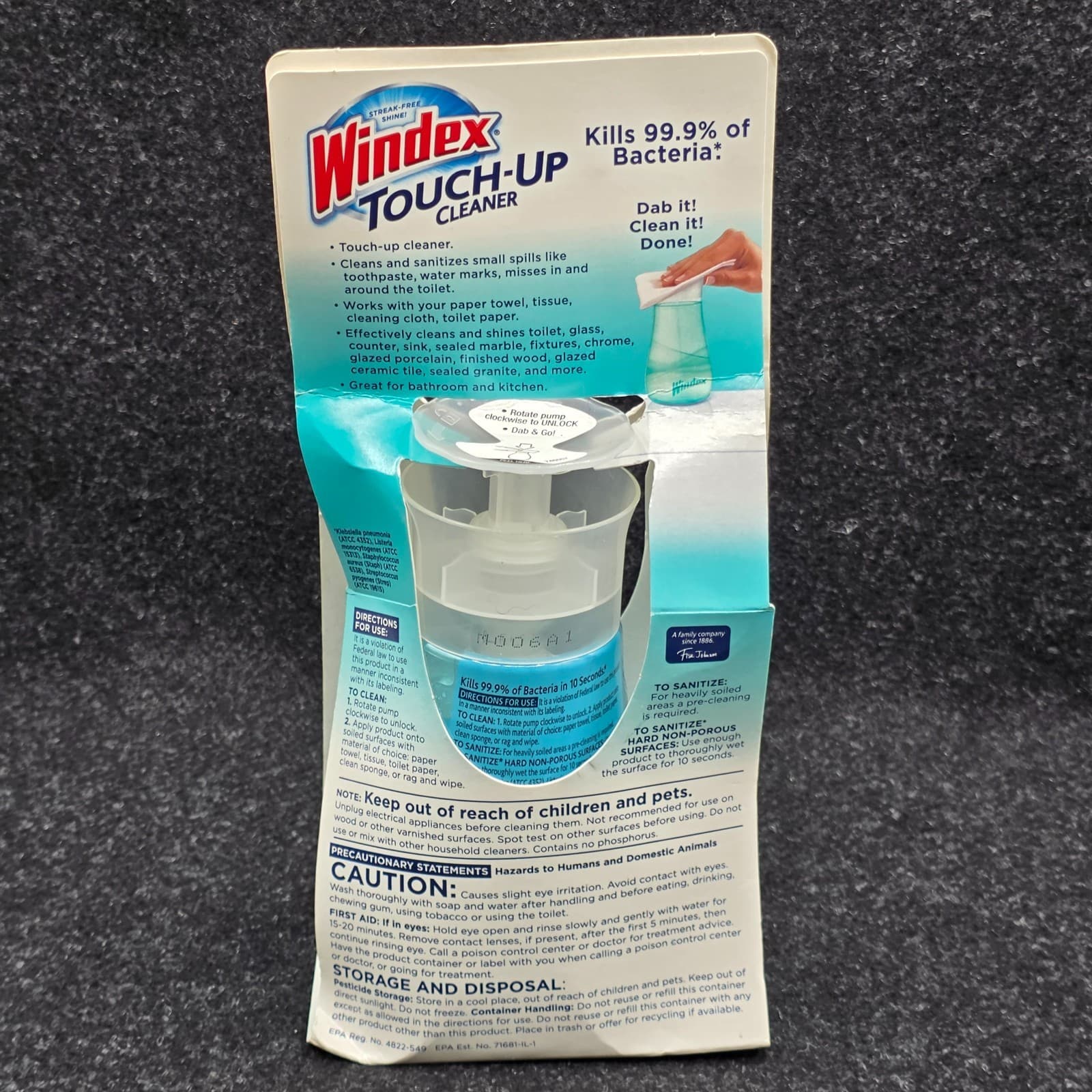 NEW Windex Touch Up Antibacterial Multi Surface Cleaner Fresh Scent Discontinued - Thumbnail 5