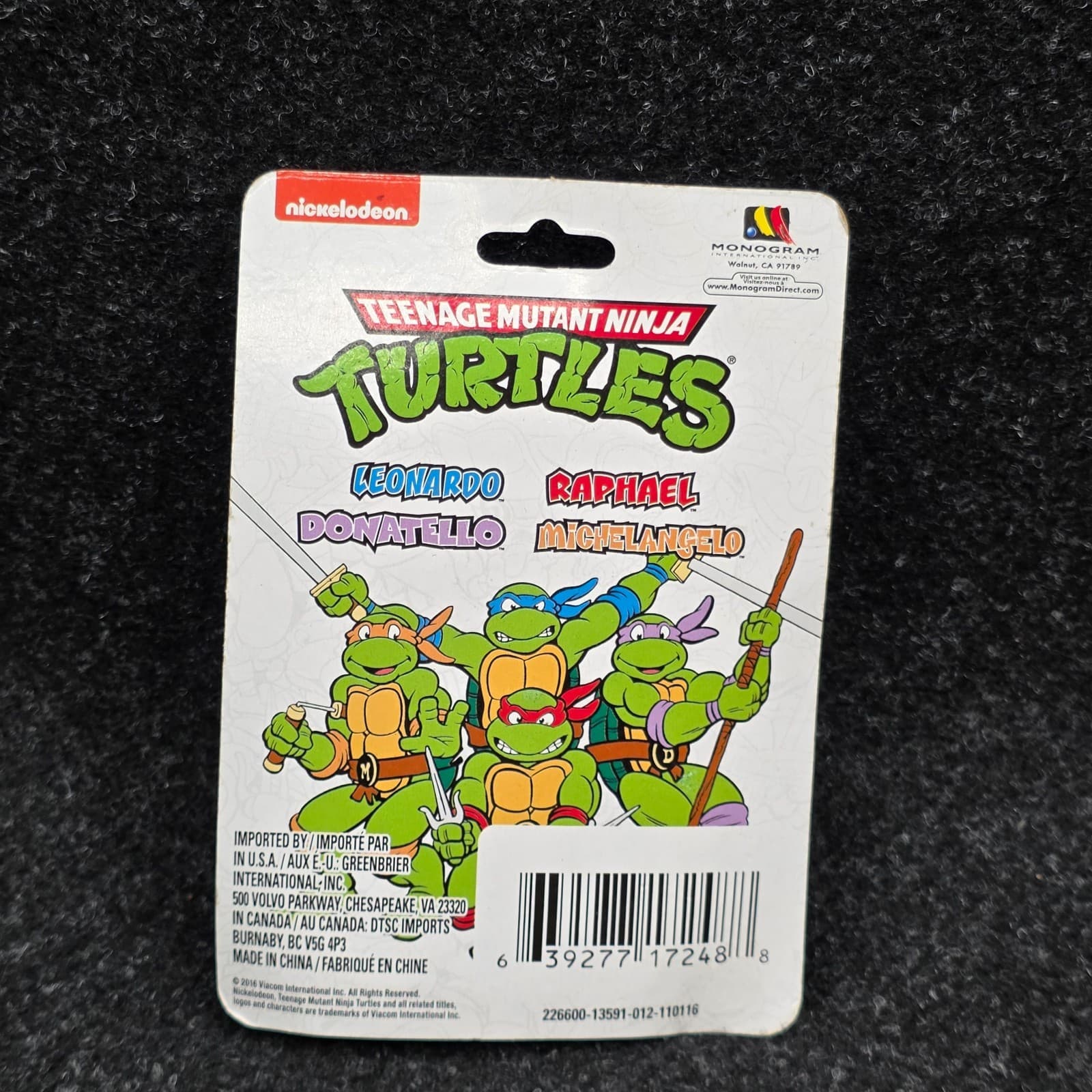 2016 Monogram Teenage Mutant Ninja Turtles Keychain Leonardo - Thumbnail 4