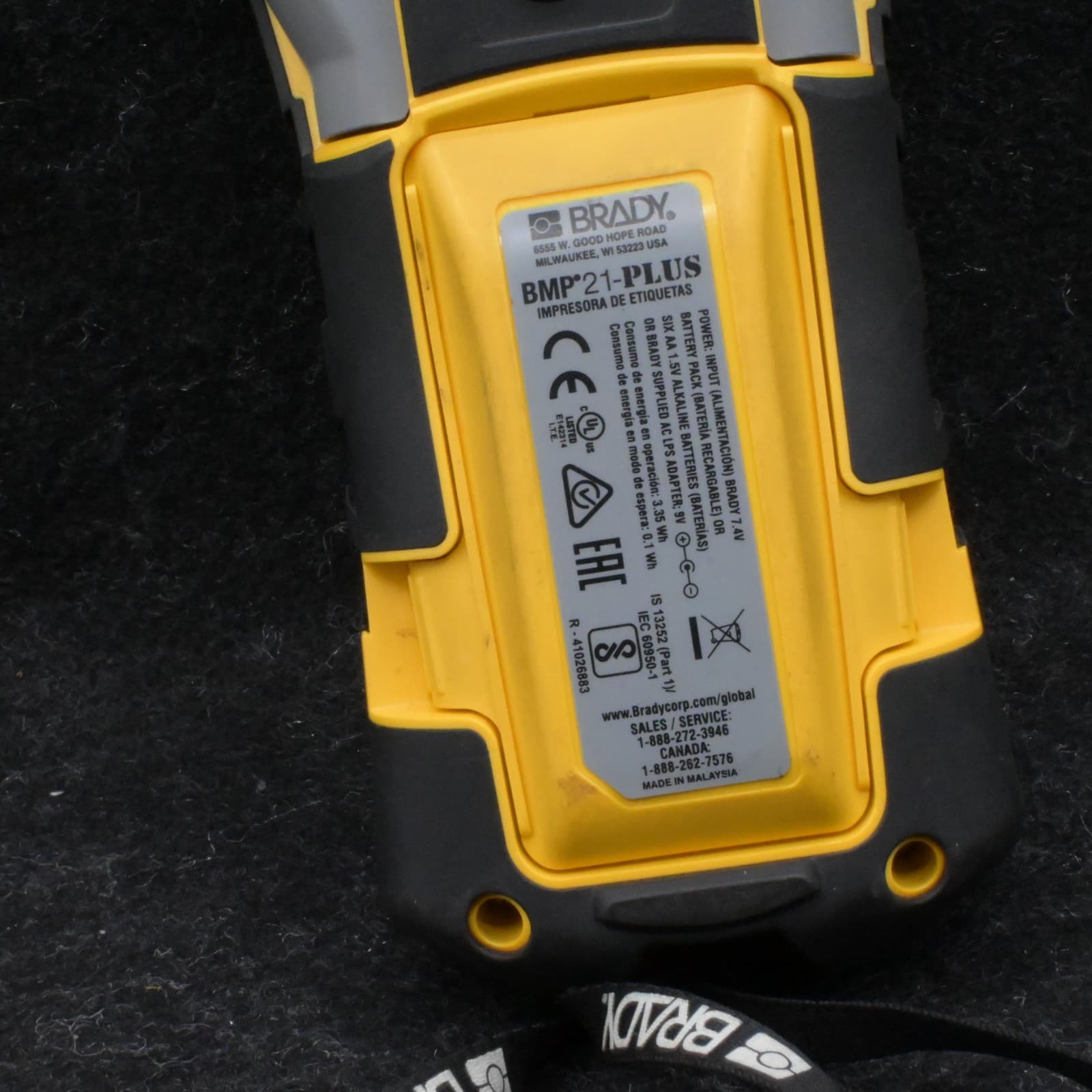 Brady BMP21-PLUS Label Maker Handheld Battery Powered TESTED NO AC ADAPTER - Thumbnail 10