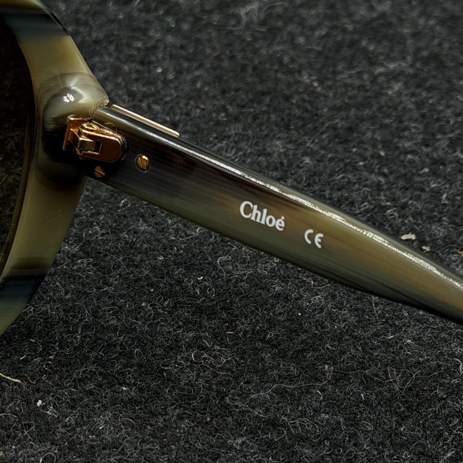 Chloe Round Sunglasses CL2211 Black Brown Gradient Lenses - Thumbnail 6