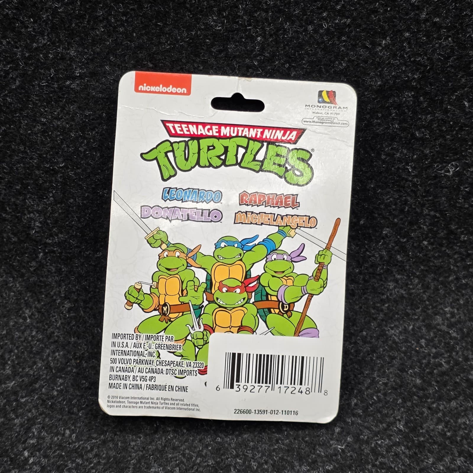2016 Monogram Teenage Mutant Ninja Turtles Keychain Michelangelo - Thumbnail 4