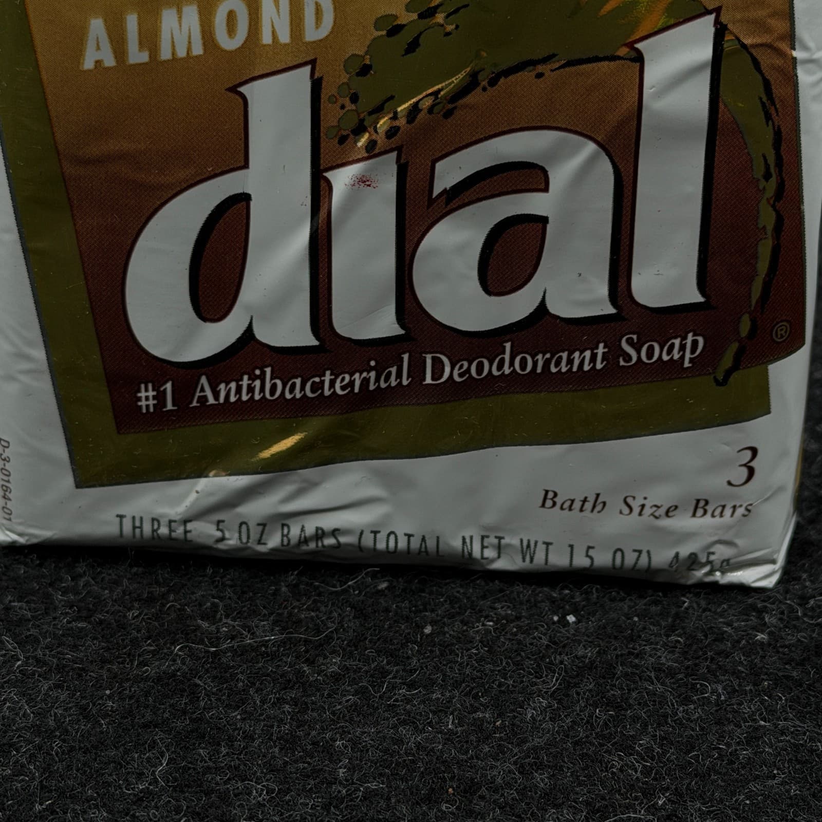Vintage 3 Pack Dial ALMOND Bar Bath Size Soap 5oz each Factory Sealed - Thumbnail 6