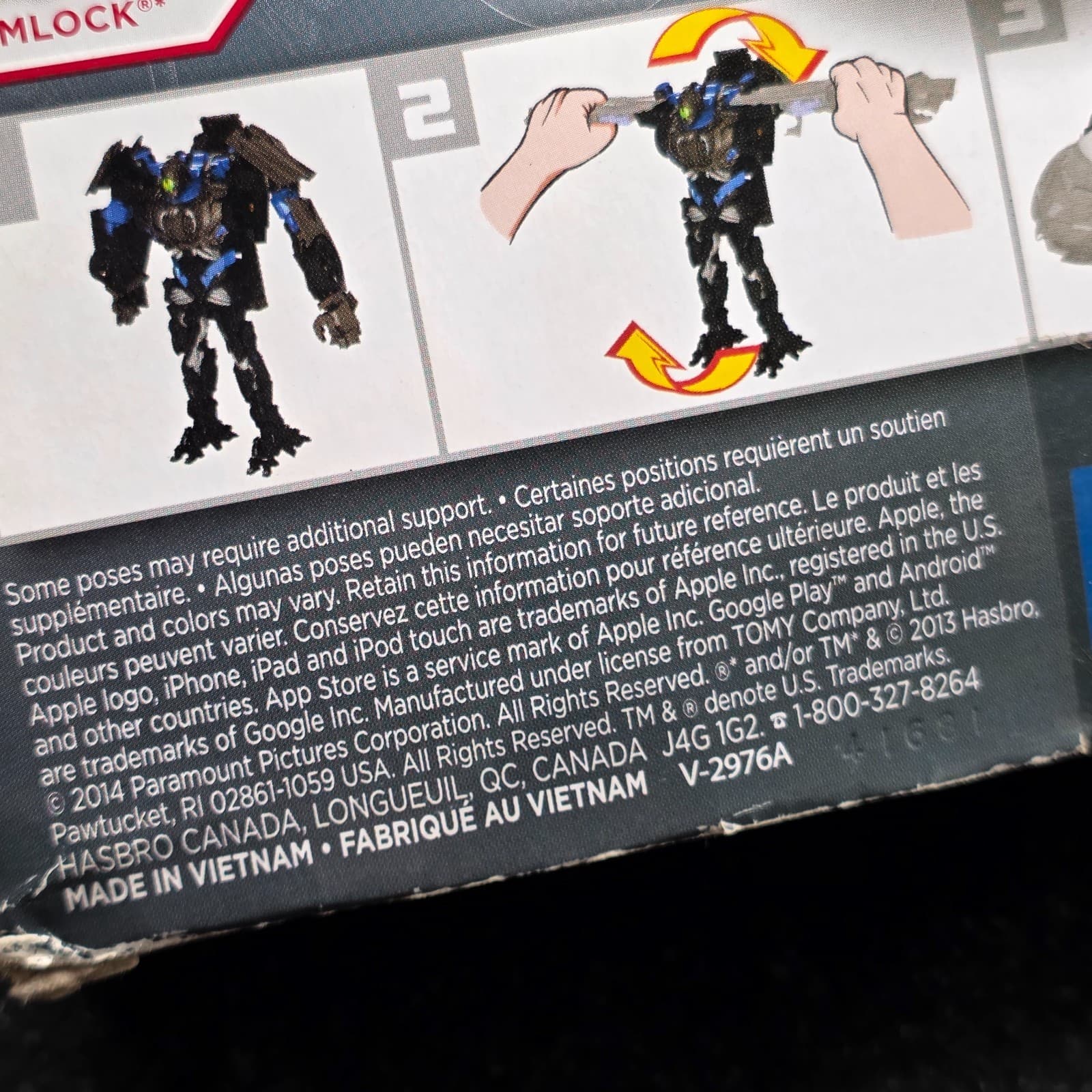 New Hasbro Transformers LOCKDOWN Age of Extinction Flip & Change Box NIB A7105 - Thumbnail 9
