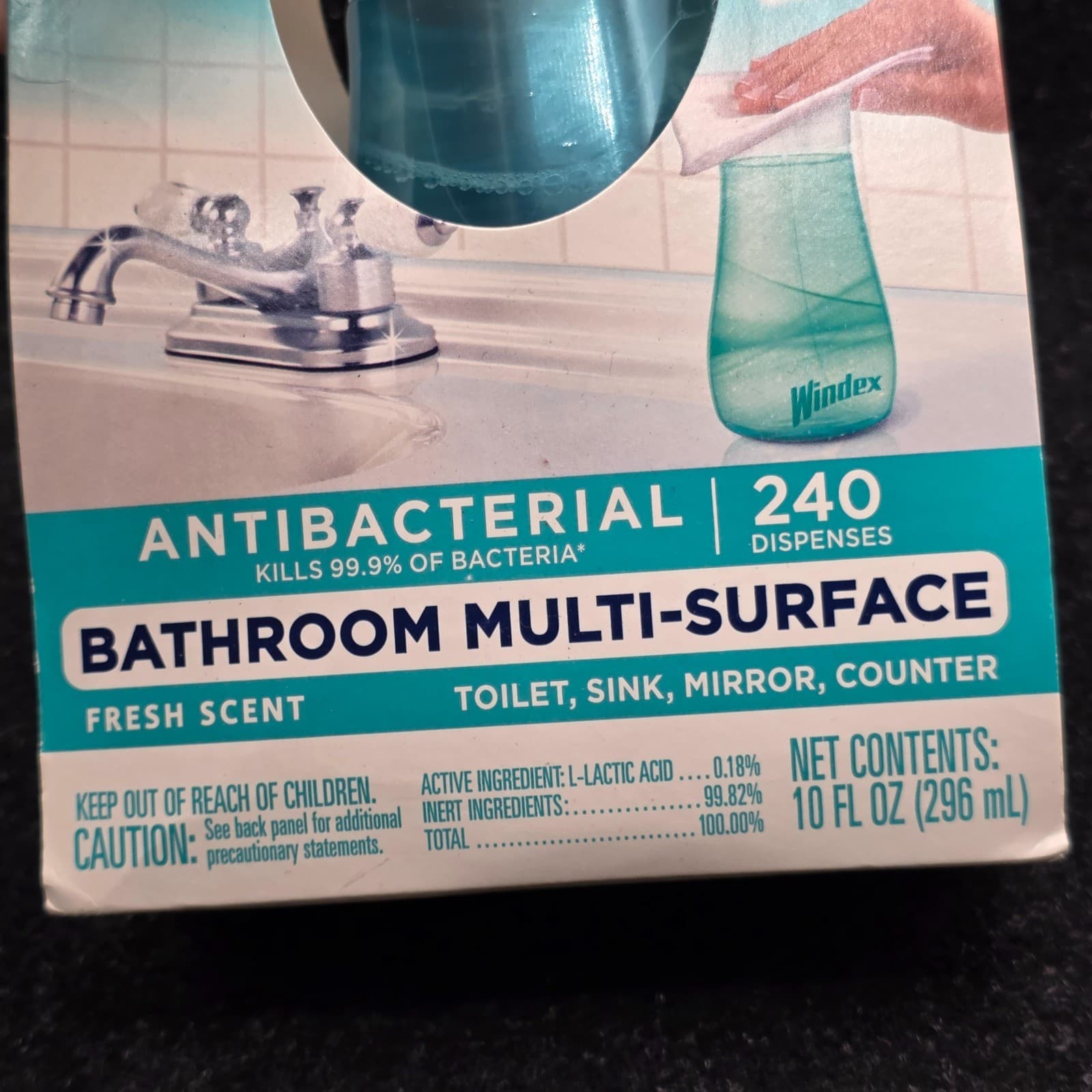 NEW Windex Touch Up Antibacterial Multi Surface Cleaner Fresh Scent Discontinued - Thumbnail 4