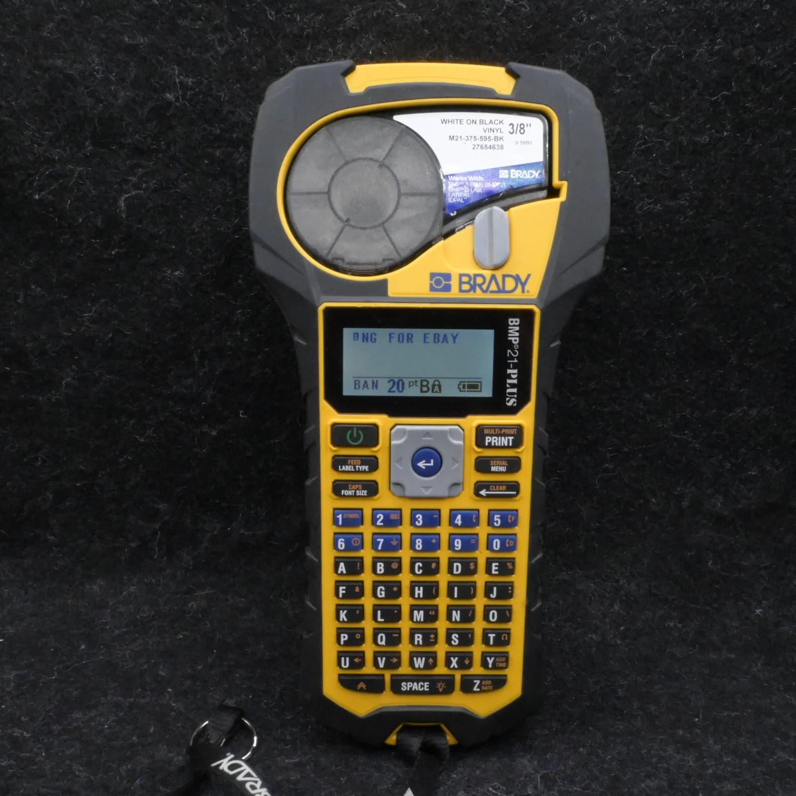 Brady BMP21-PLUS Label Maker Handheld Battery Powered TESTED NO AC ADAPTER - Thumbnail 4