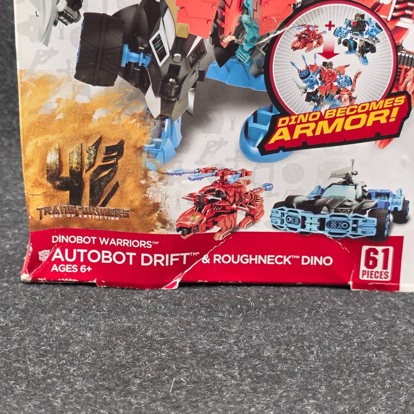 Construct Bots Dinobot Warriors. Autobot Drift & Roughneck Dino Transformers - Thumbnail 2