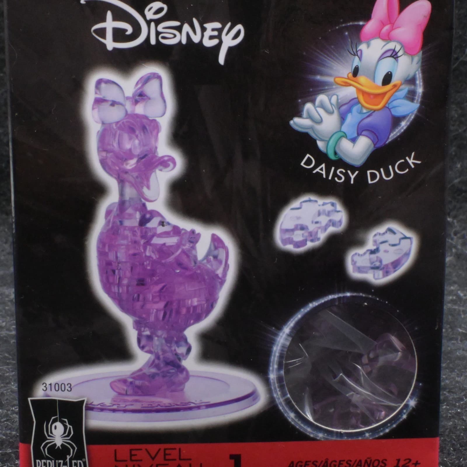 BePuzzled Original 3D Crystal 2015 DISNEY Purple Daisy Duck Puzzle - Thumbnail 2