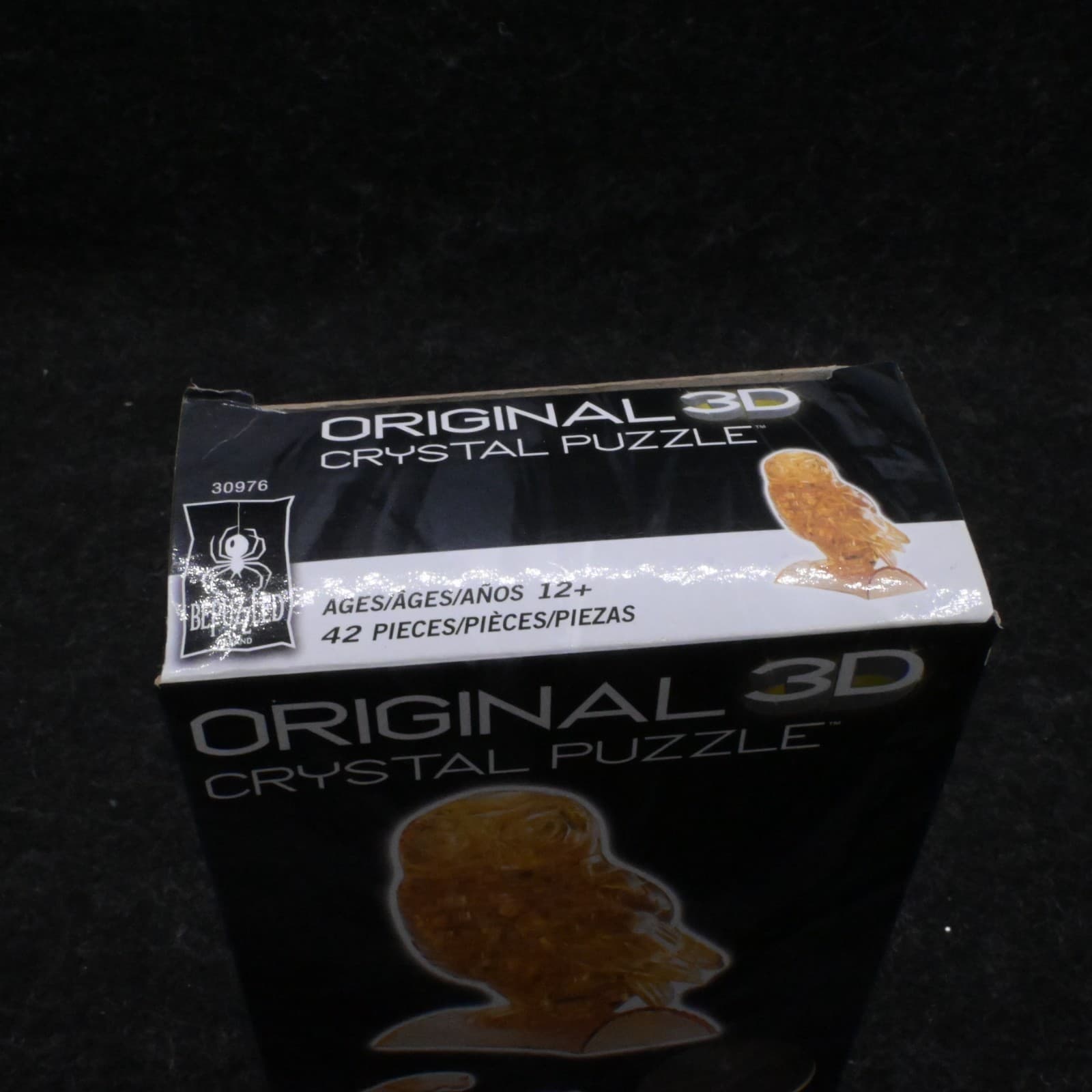 BePuzzled Original 3D Crystal Puzzle - Owl, 42 Pieces, Level 1 - Thumbnail 4