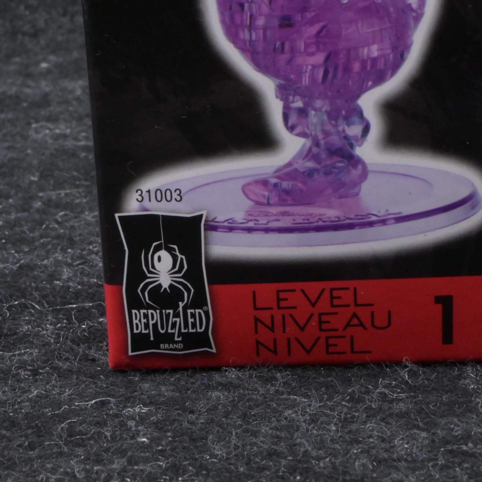 BePuzzled Original 3D Crystal 2015 DISNEY Purple Daisy Duck Puzzle - Thumbnail 3