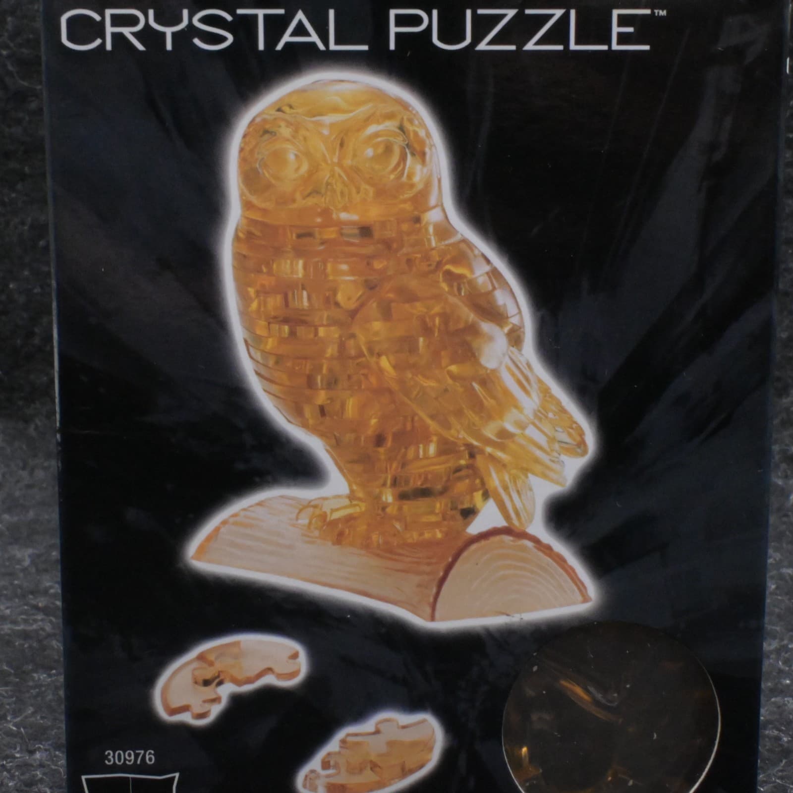 BePuzzled Original 3D Crystal Puzzle - Owl, 42 Pieces, Level 1 - Thumbnail 2