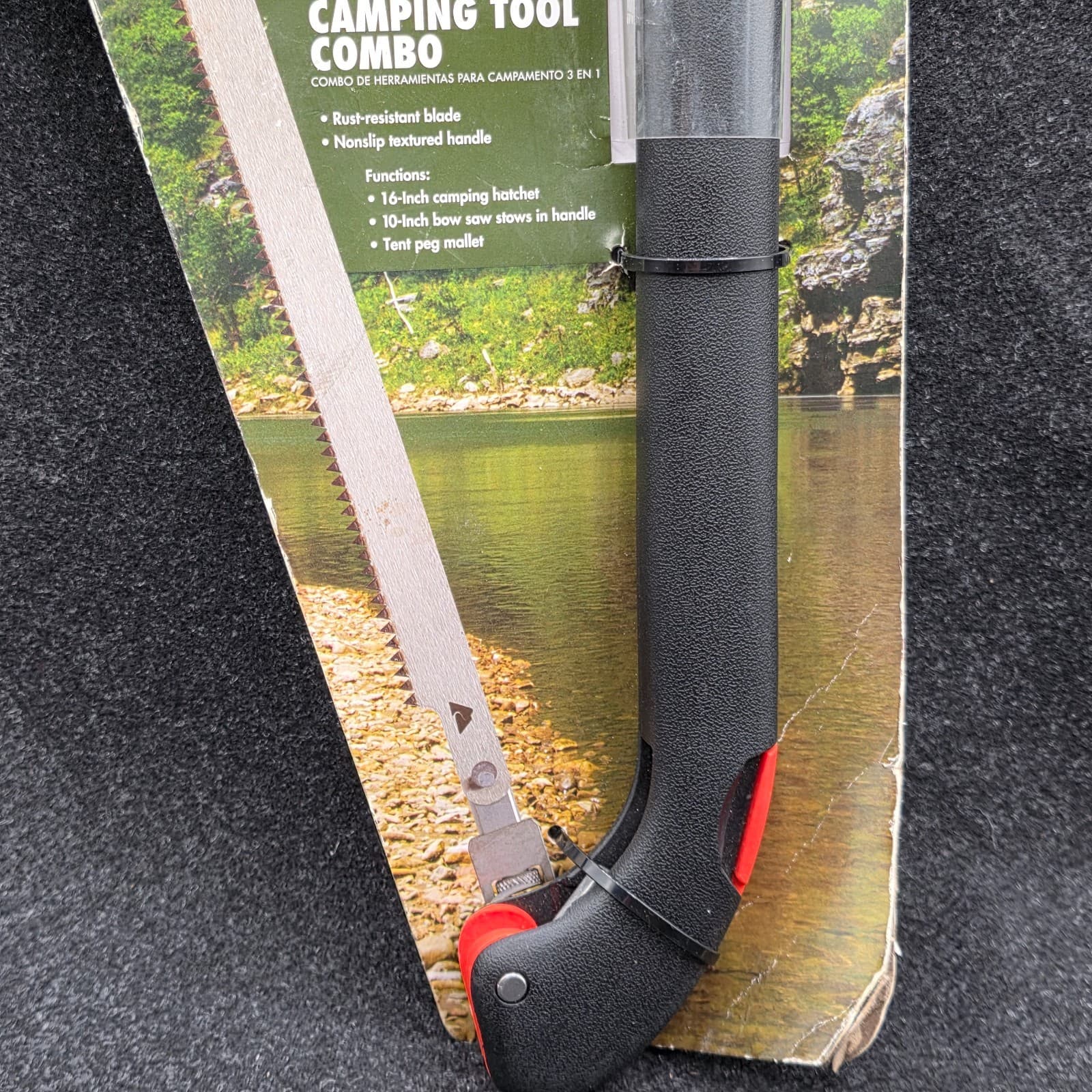 OZARK TRAIL 3 IN 1 CAMPING TOOL COMBO NEW - Thumbnail 3