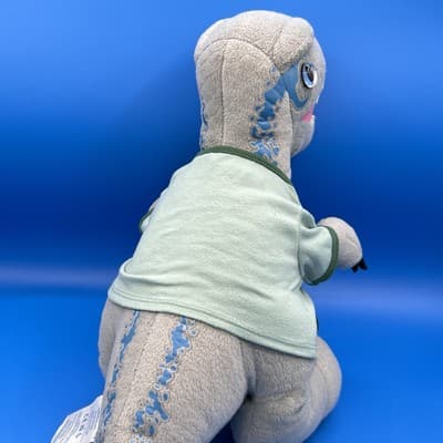 Build-A-Bear 15" Blue Raptor Dinosaur Plush Jurassic World Velociraptor W/ Shirt - Thumbnail 7