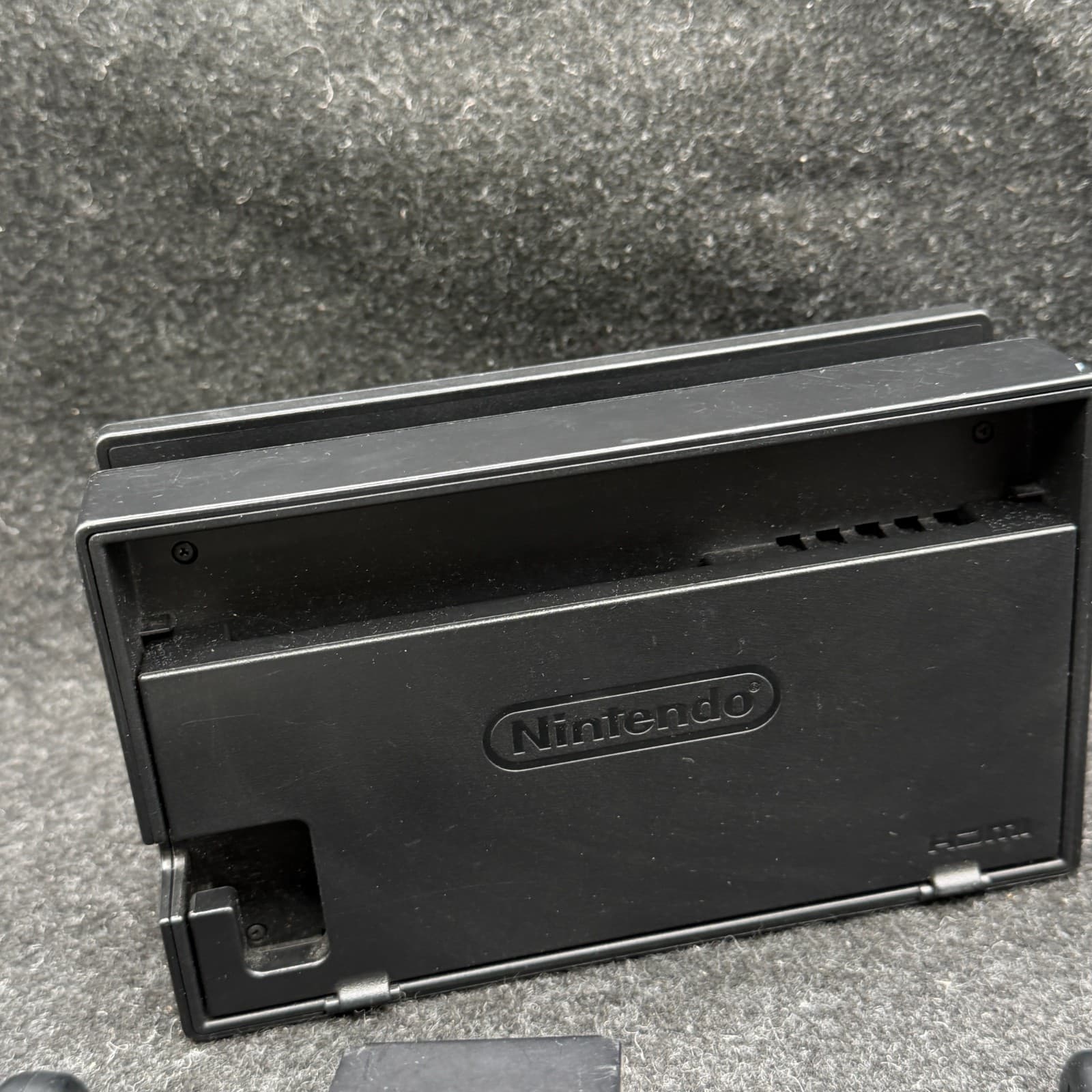 Nintendo Switch Docking Station HAC-007 OEM Black Dock Straps & Comfort Grip - Thumbnail 4