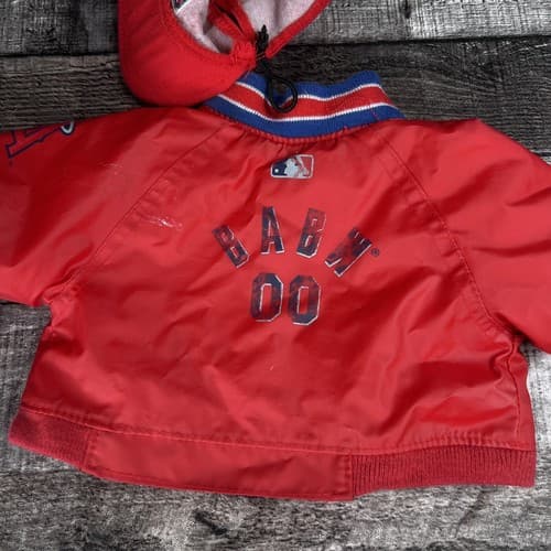 Build A Bear Los Angeles Anaheim Angels Baseball Cap Hat and Jacket - Thumbnail 5
