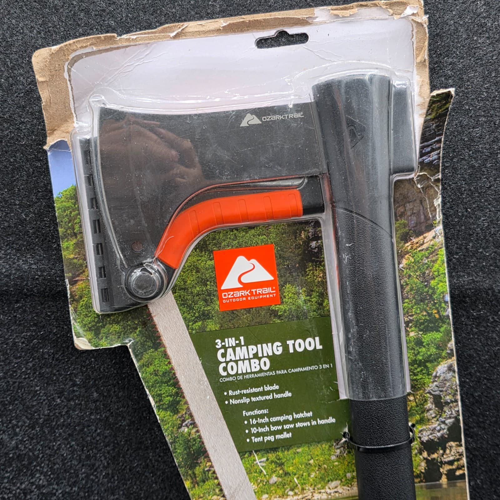 OZARK TRAIL 3 IN 1 CAMPING TOOL COMBO NEW - Thumbnail 2