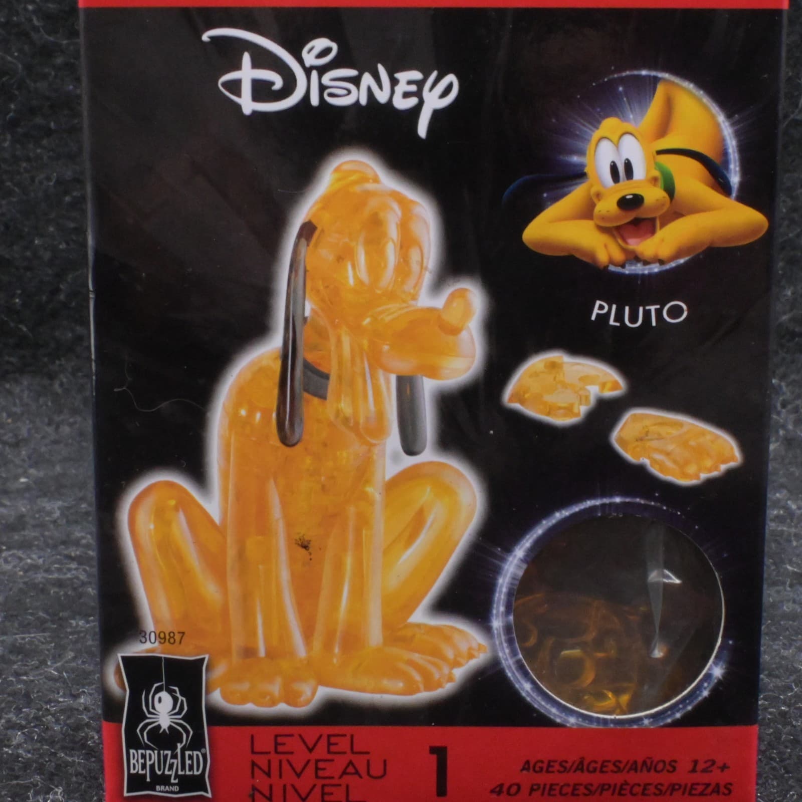 Pluto - BePuzzled Original 3D Crystal Jigsaw Puzzle - Disney - Thumbnail 2