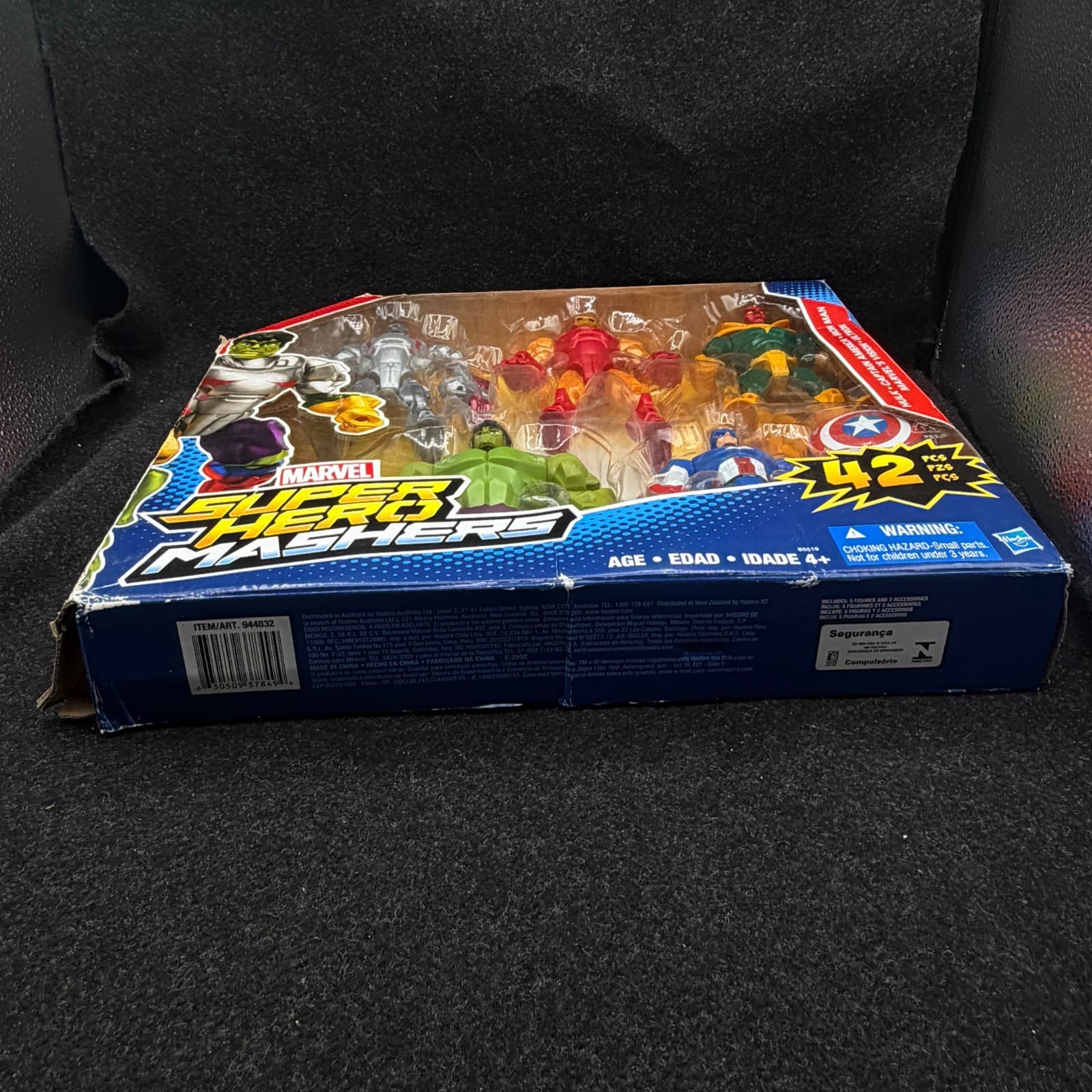 MARVEL Super Hero Mashers 42pc Hasbro HULK CPT AMERICA IRON MAN ULTRON VISION - Thumbnail 2