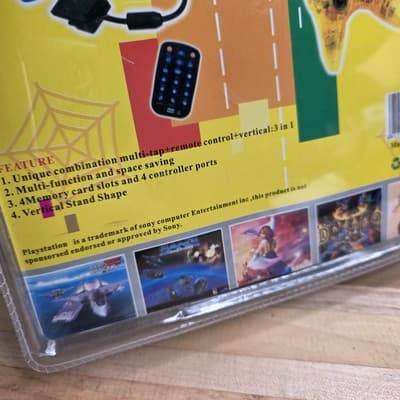 PlayStation 2 Multitap 3 In 1 DVD Remote Control Vertical Stand Memory Card Slot - Thumbnail 8