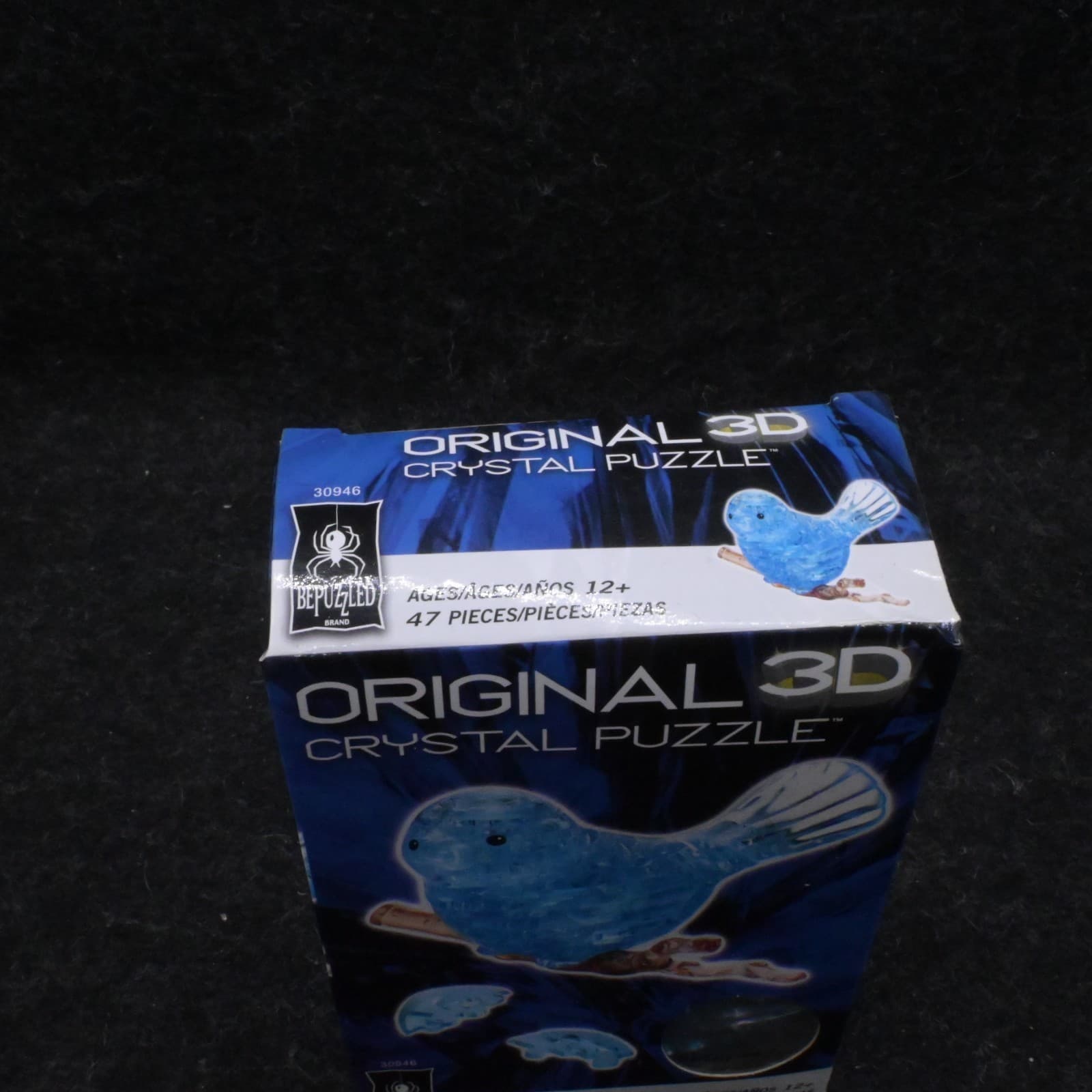 Original 3d Crystal Puzzle Bird On Tree Branch In Box NEW - Thumbnail 4