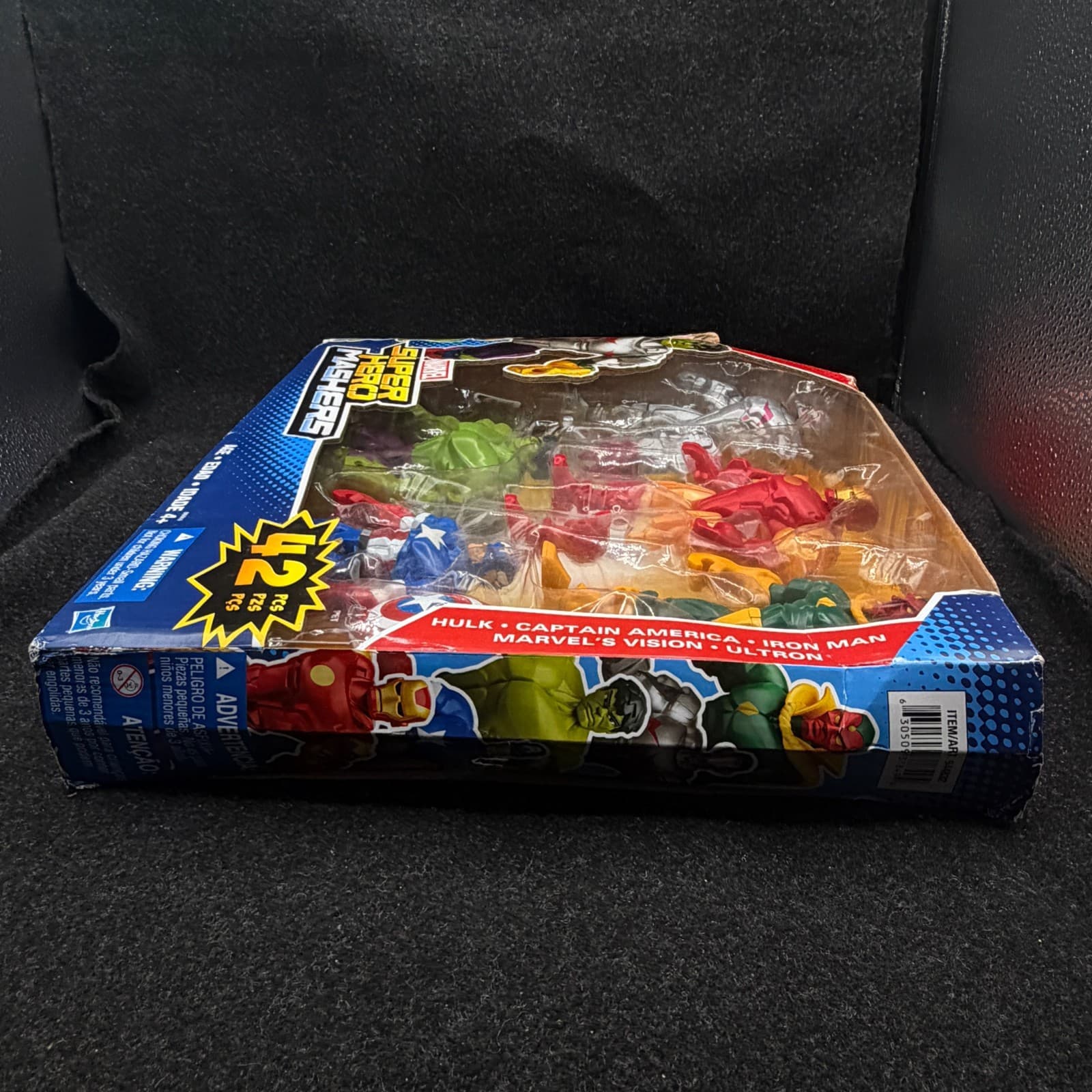 MARVEL Super Hero Mashers 42pc Hasbro HULK CPT AMERICA IRON MAN ULTRON VISION - Thumbnail 3
