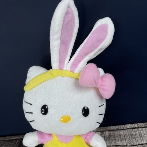 Hello Kitty Ty Beanie Babies Sanrio Easter Bunny Costume Plush - Thumbnail 2
