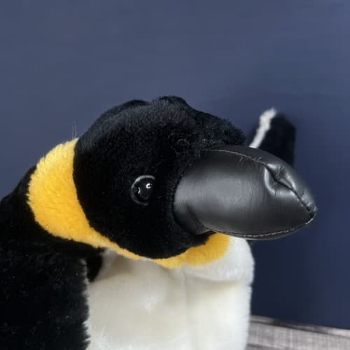 Emperor Penguin Puppet Plush 12” stuffed animal - Thumbnail 2