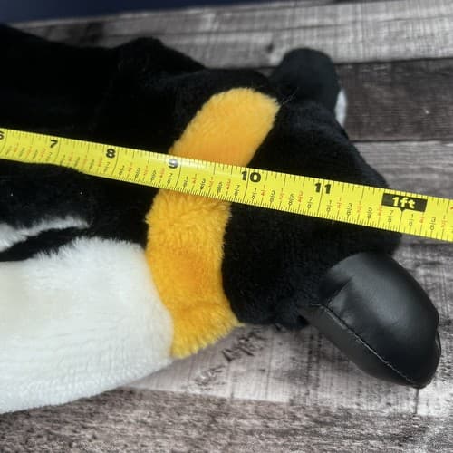 Emperor Penguin Puppet Plush 12” stuffed animal - Thumbnail 6