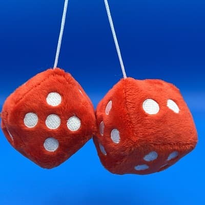 1999 Dodge Viper Owners Invitational Plush Hanging Dice Promo Viva Las Viper - Thumbnail 2