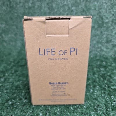 Life of Pi World Market 4" Glass Bengal Tiger(Richard Parker) Ornament w/Box - Thumbnail 2