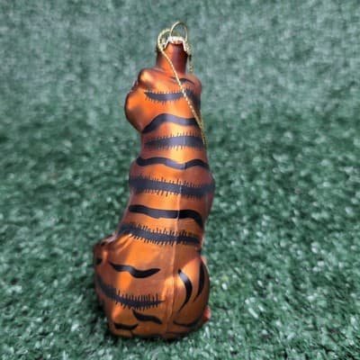 Life of Pi World Market 4" Glass Bengal Tiger(Richard Parker) Ornament w/Box - Thumbnail 7