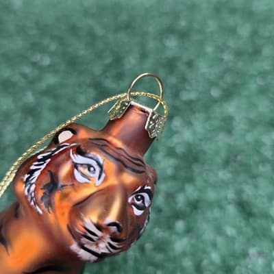 Life of Pi World Market 4" Glass Bengal Tiger(Richard Parker) Ornament w/Box - Thumbnail 9