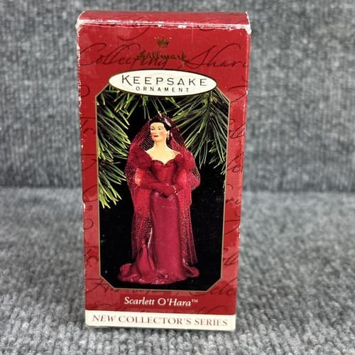 Vintage 1997 Hallmark Keepsake Ornament Scarlett O' Hara Collector's Series - Thumbnail 2